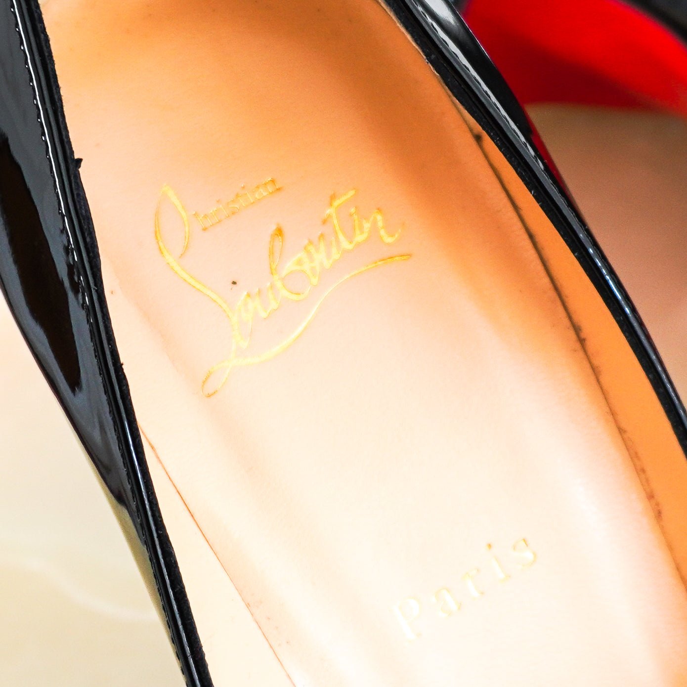 Christian Louboutin Black Pigalle Patent Heels RRP £695 | Authentic Preloved - Reloved Again
