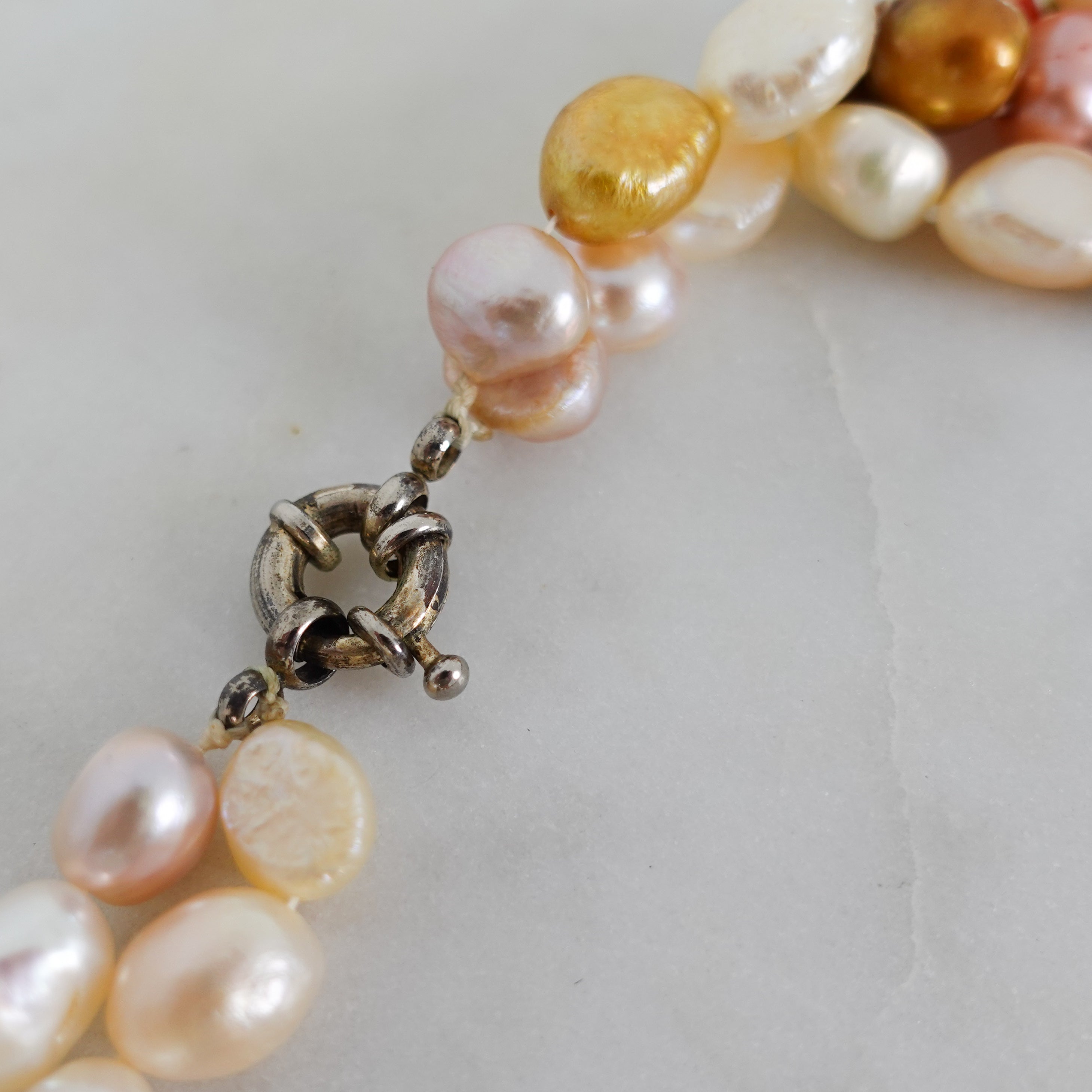 Multi pearl row necklace RRP £550