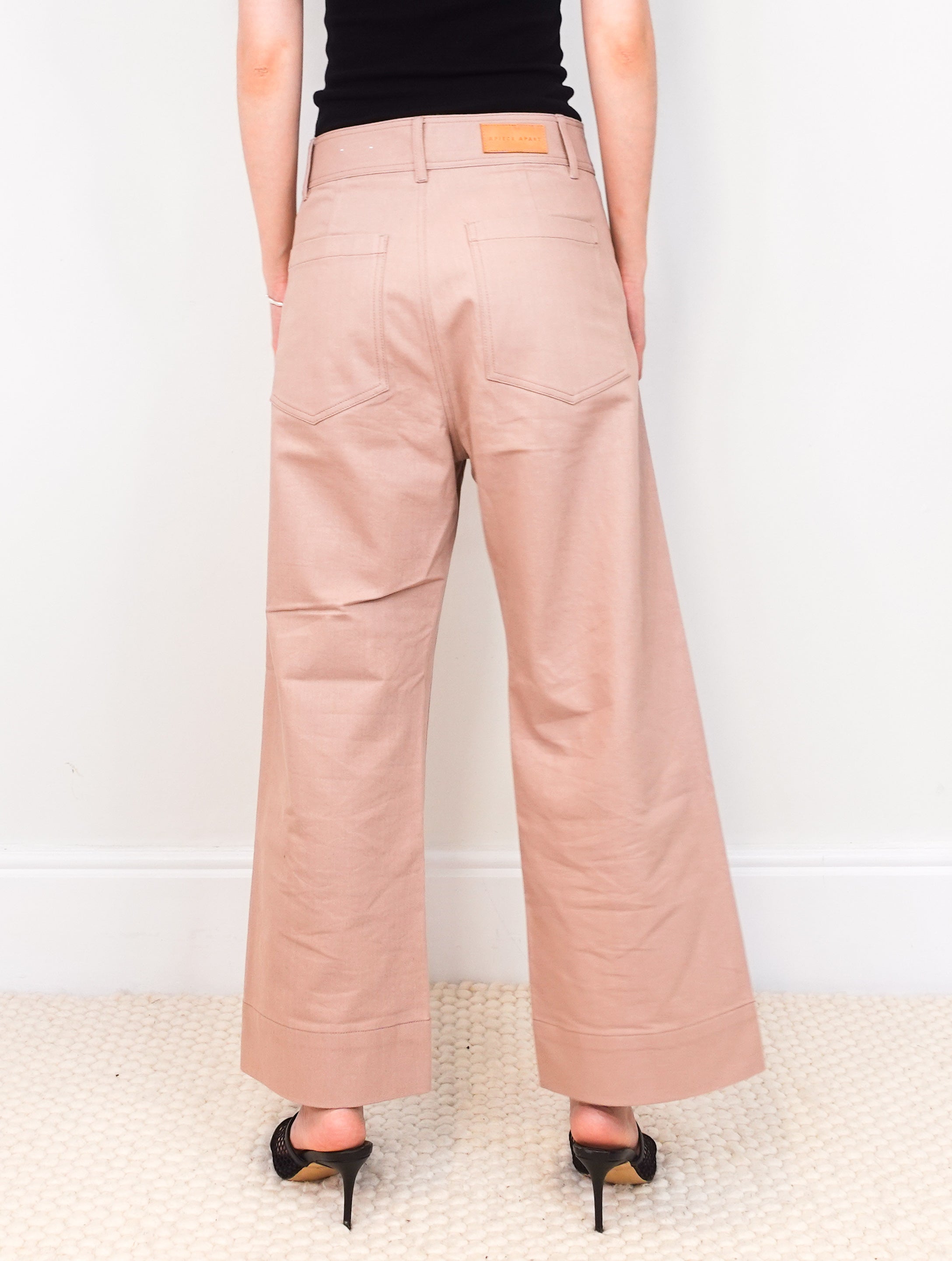 Pale pink trousers RRP £345