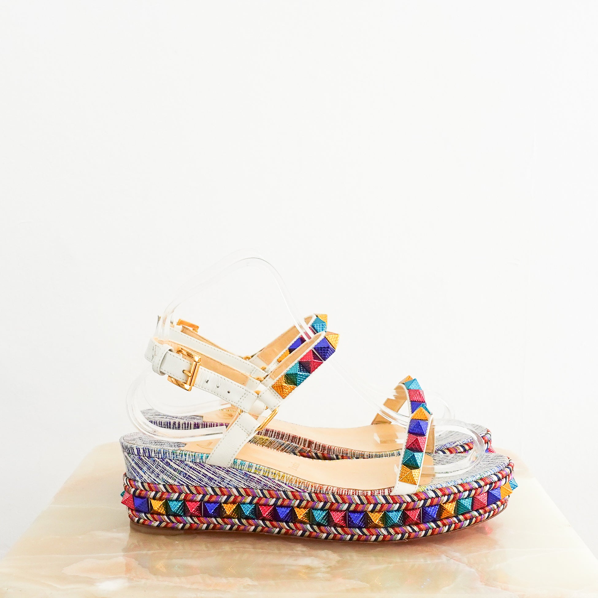 NEW Christian Louboutin Faridaravie embellished Sandals RRP £800 | Authentic Preloved