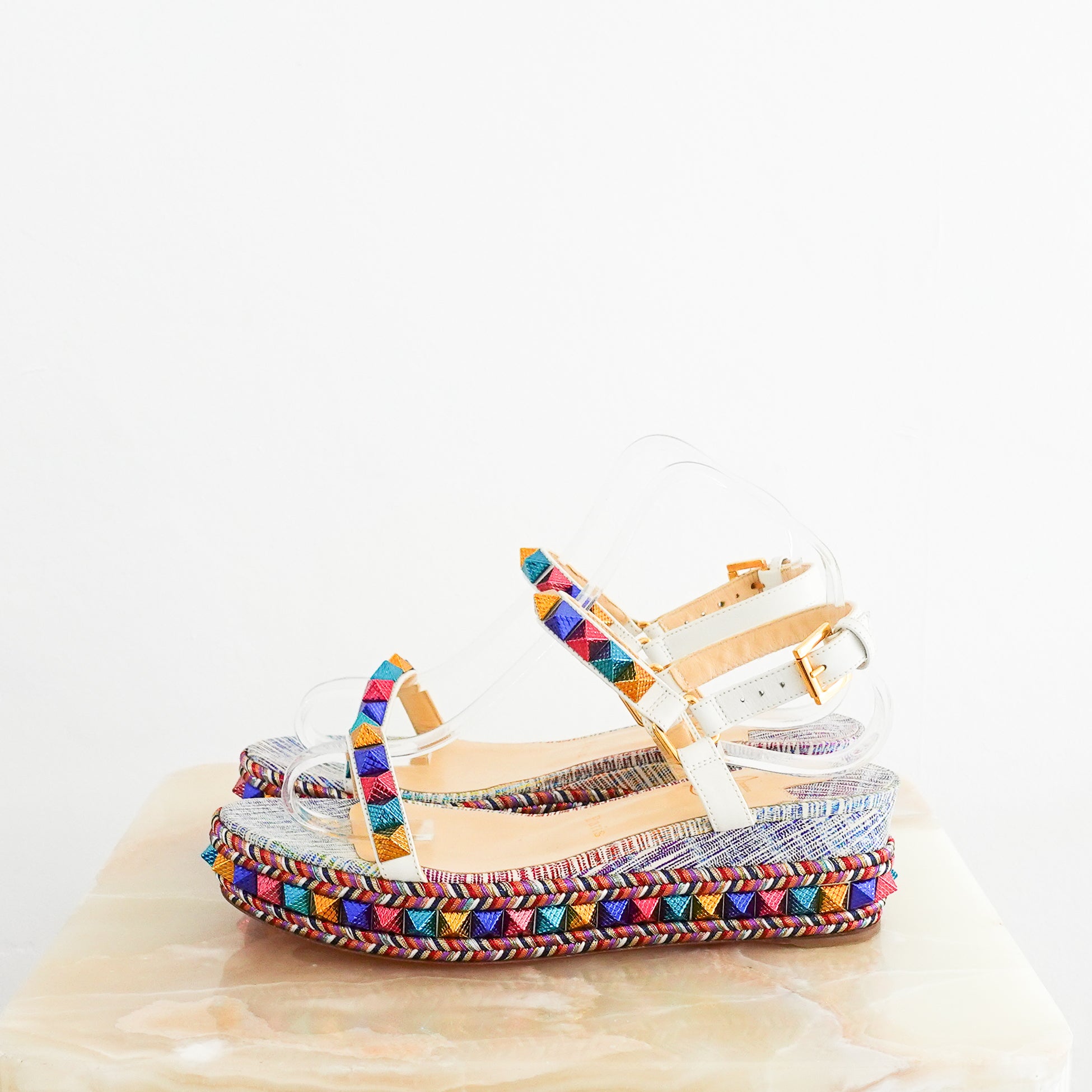 NEW Christian Louboutin Faridaravie embellished Sandals RRP £800 | Authentic Preloved