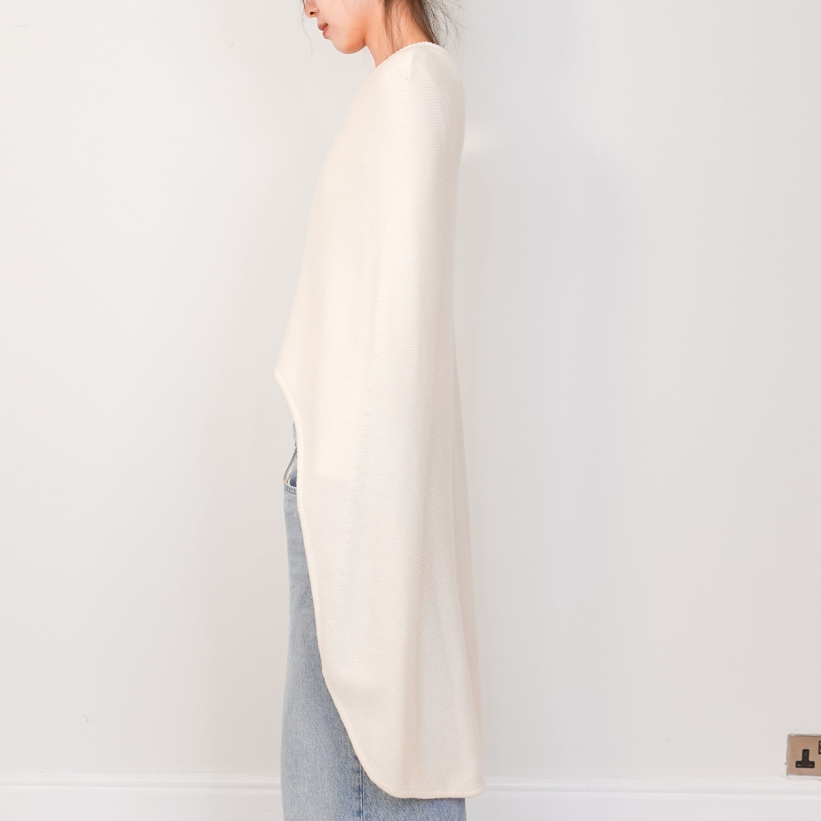 New wool and cashmere poncho RRP £300