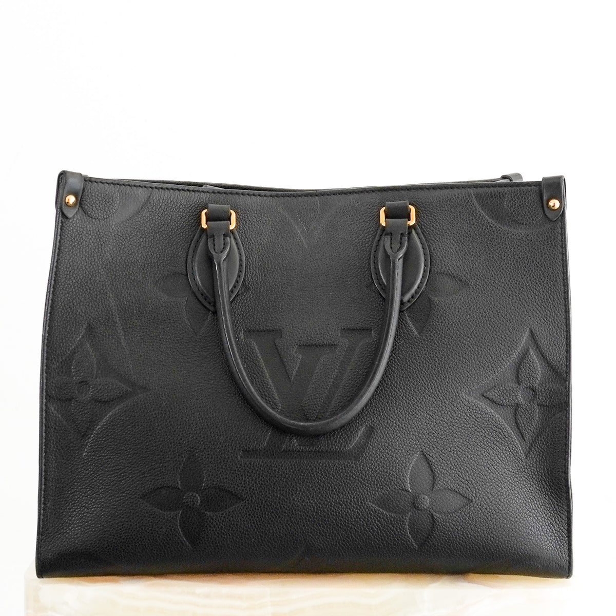 Louis Vuitton On The Go MM Empreinte Noir (RRP £2350) | Authentic Preloved - Reloved Again
