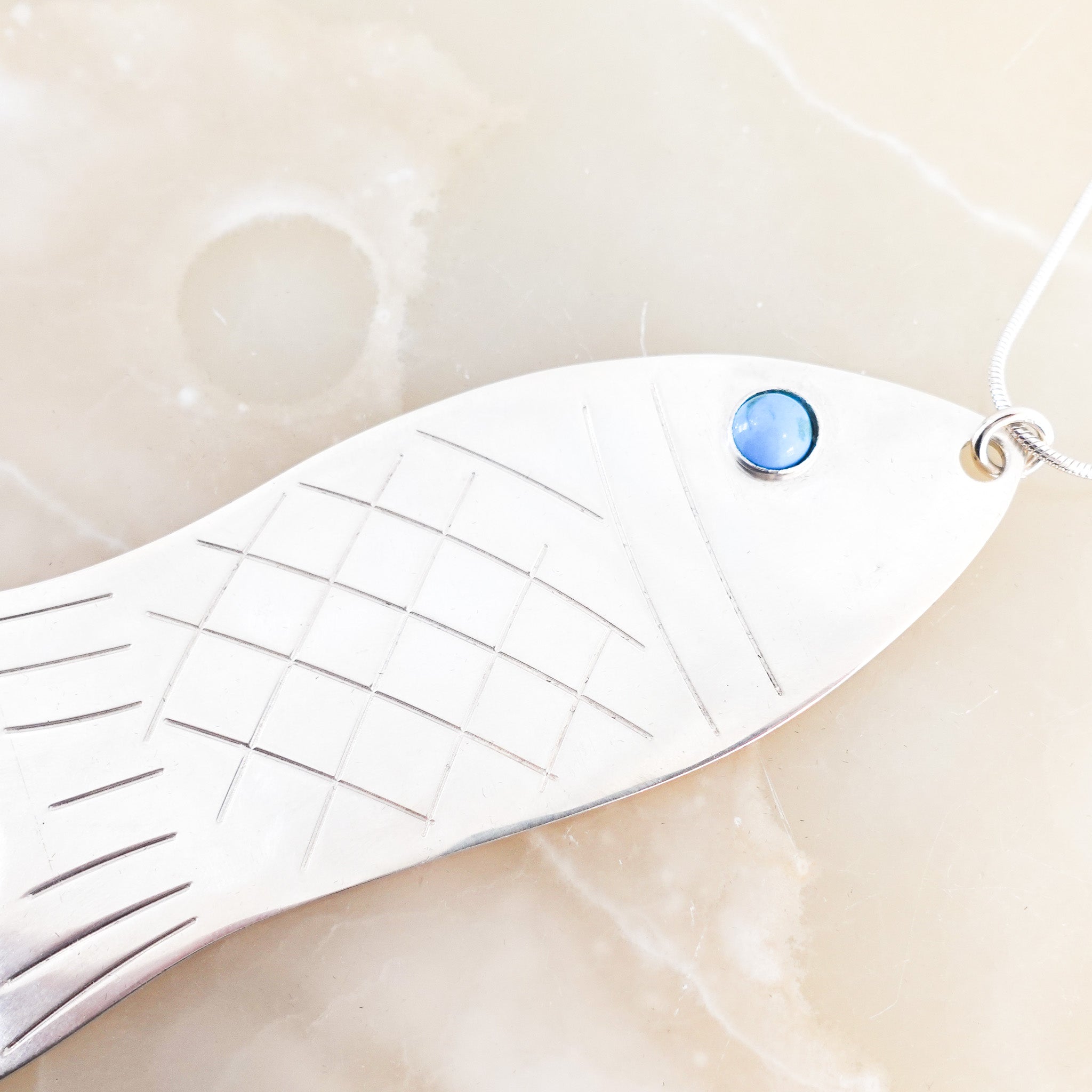 Juju Vera Silver Fish Necklace RRP £550 | Authentic Preloved - Reloved Again