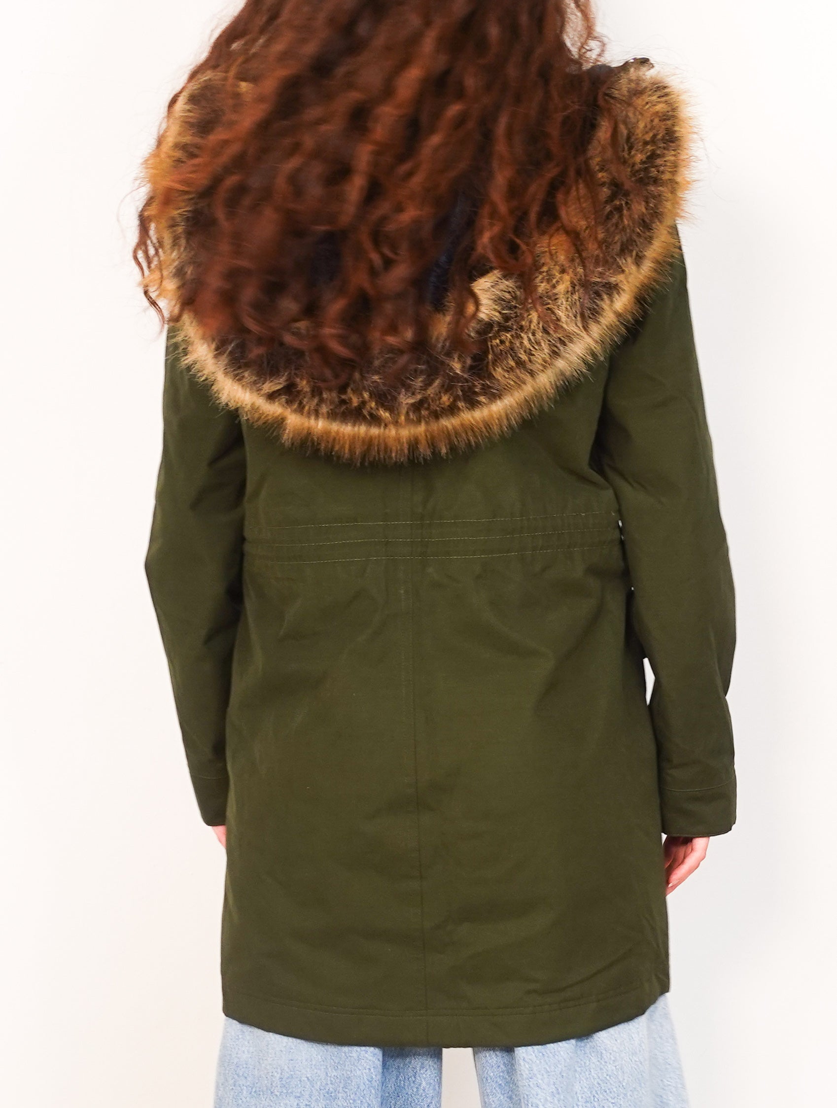 Khaki padded coat RRP 190