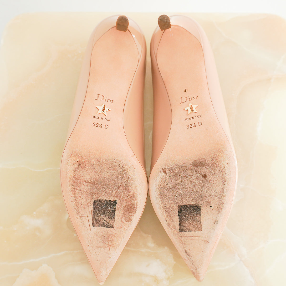 Dior Pump-D-Moi Nude Calfskin Heels (RRP £550) | Authentic Preloved