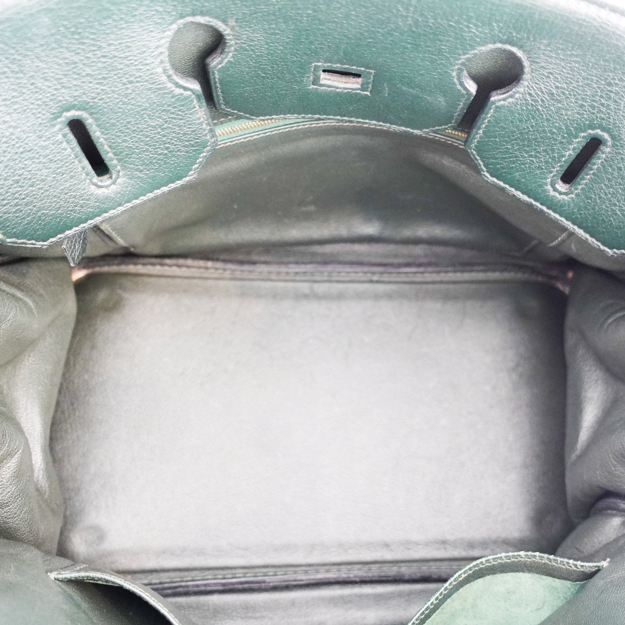 Authentic Hermès Birkin 35 Vert Empire Leather Bag | Preloved Luxury Icon - Reloved Again