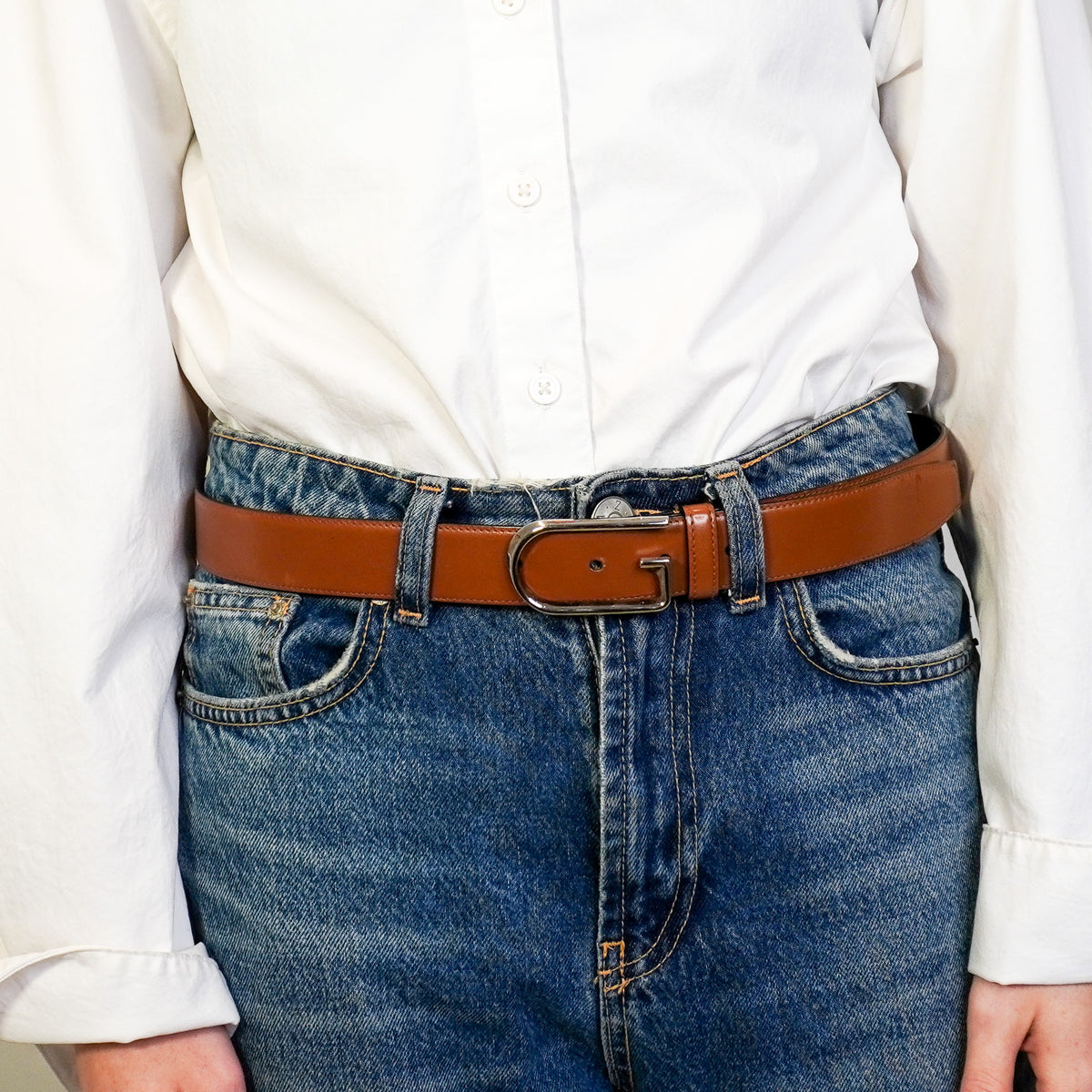 Gucci Reversible Belt Silver G Buckle (RRP £315) | FINAL SALE Authentic Preloved
