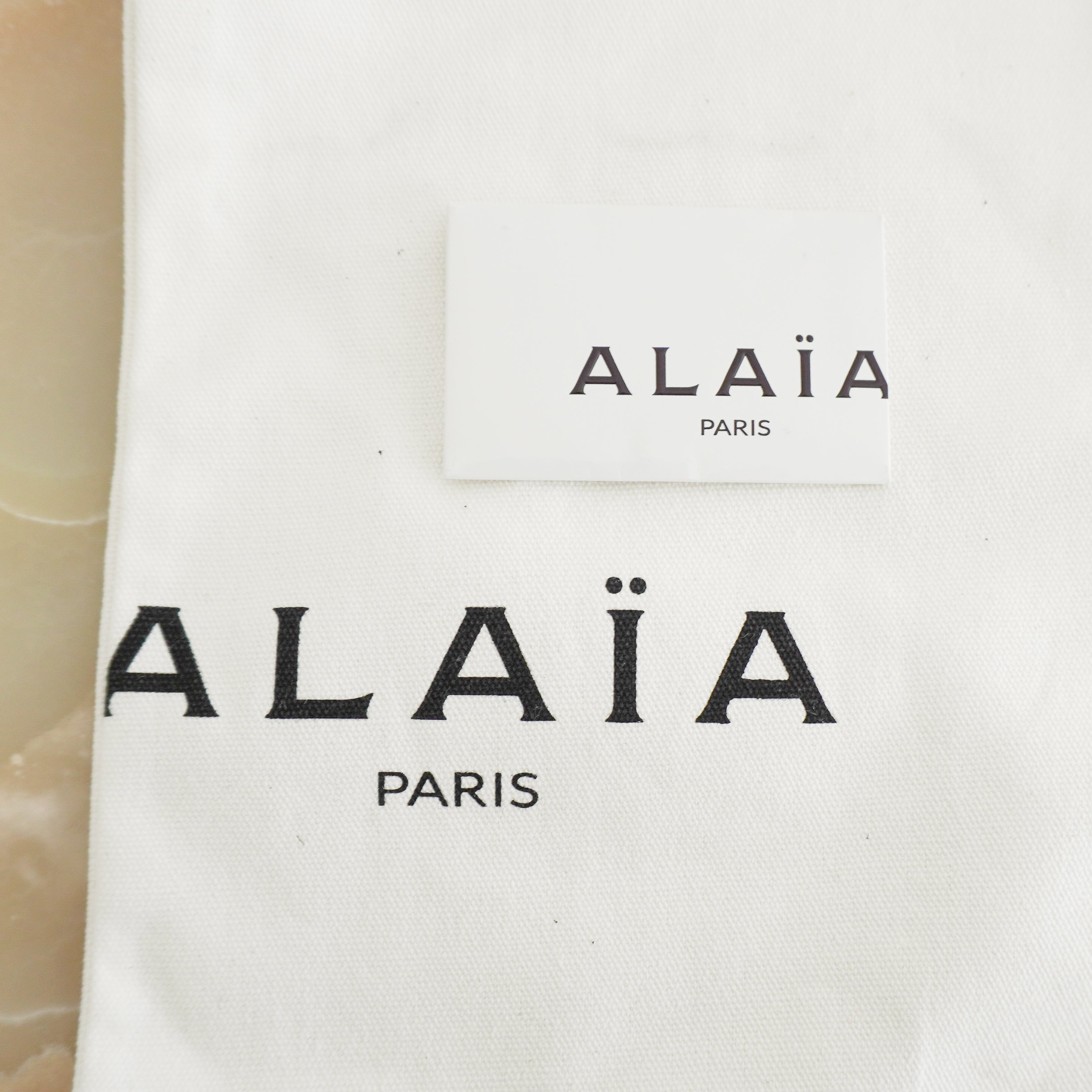 Alaïa Black Flats in Vienne Lambskin (RRP £890) | Authentic Preloved