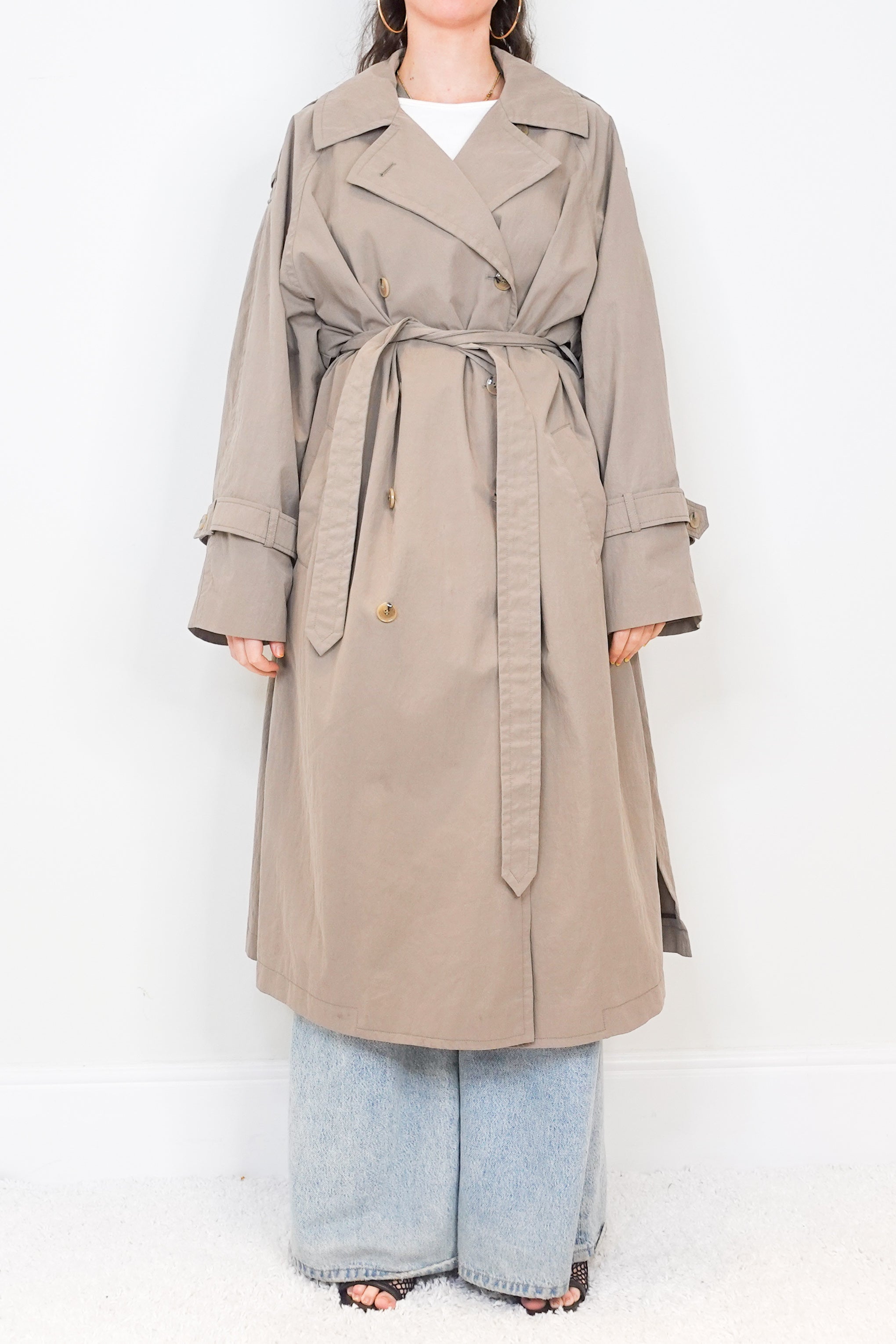 Techno cotton trench RRP £1K