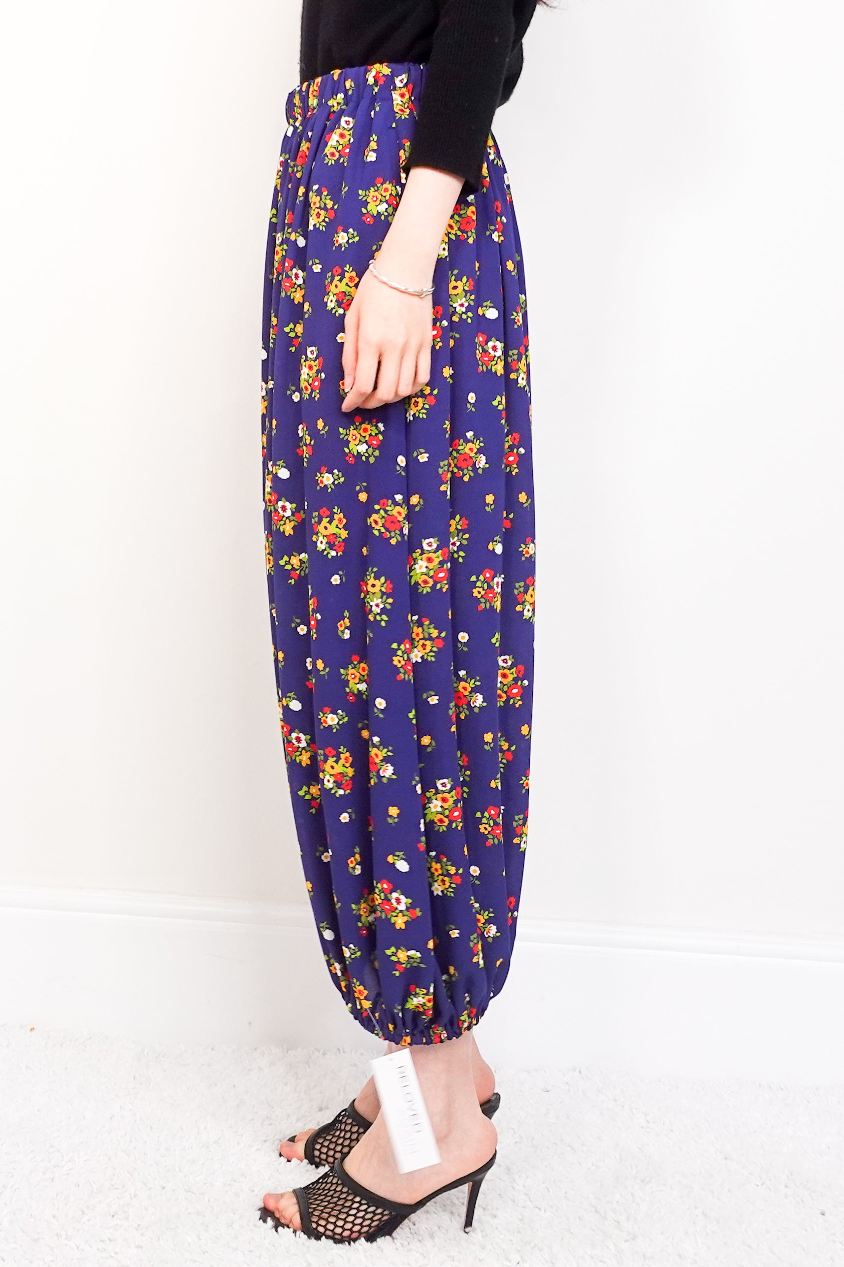 Blue floral trousers RRP £450