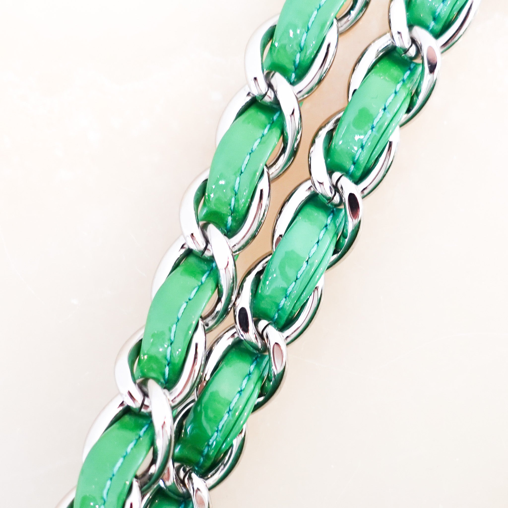 RARE Chanel Double Flap Maxi Green Patent Bag RRP £10000 | Authentic Preloved - Reloved Again