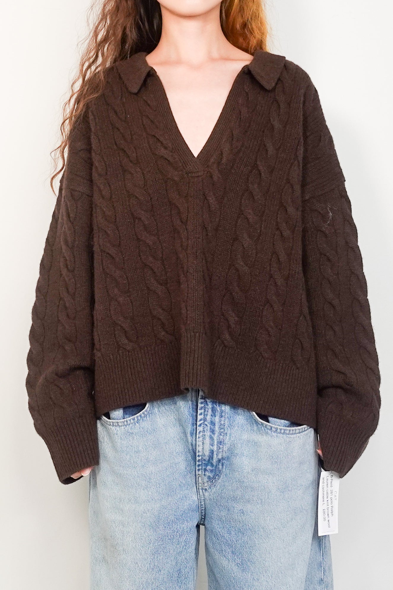 Wool Brown Jumper RRP £200