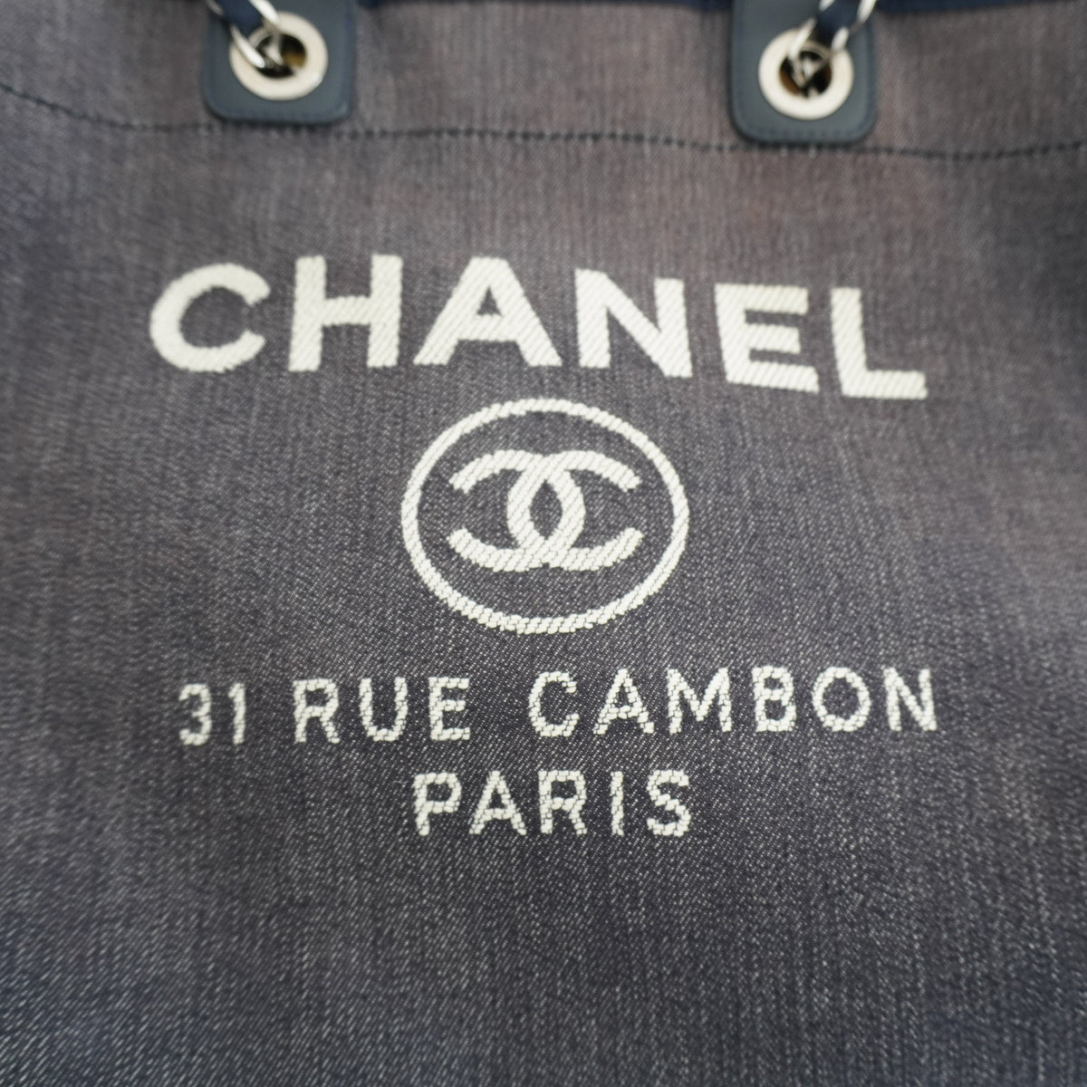 Chanel Deuville Medium Denim Tote Bag (RRP £3800) | Authentic Preloved