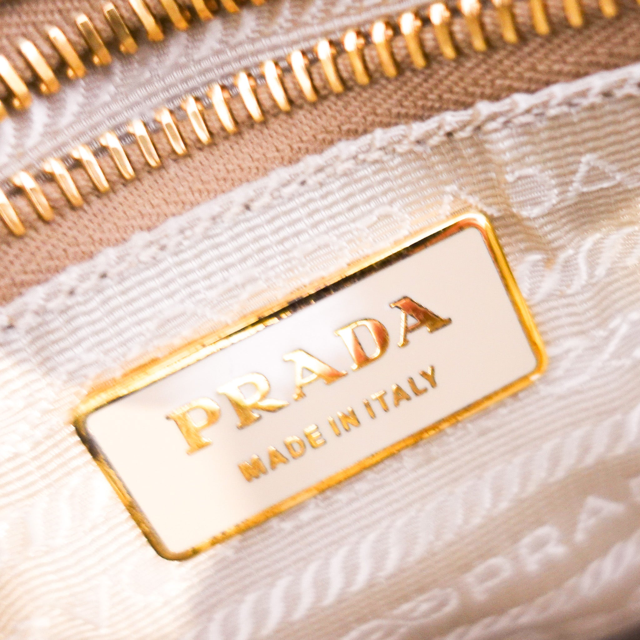 NEW Prada Gaufre Python Bag in Gold | Authentic Preloved - Reloved Again