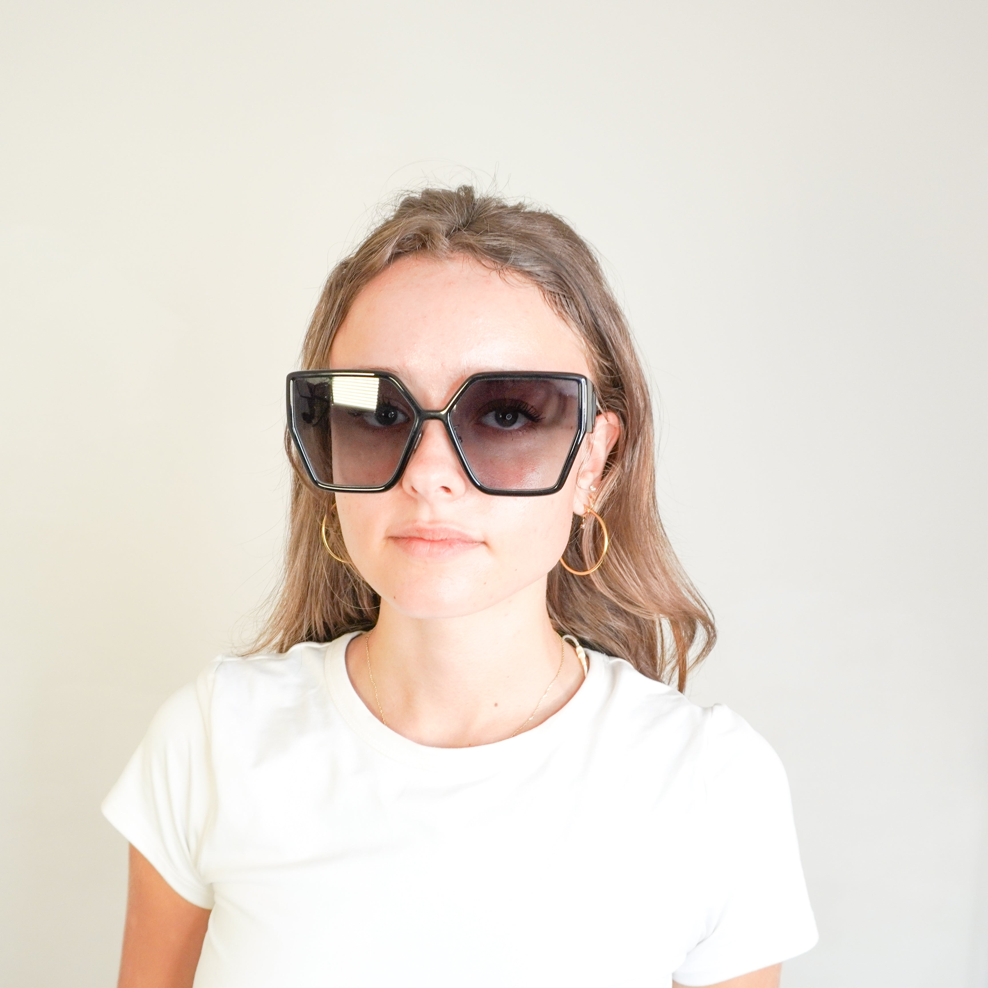 Christian Dior Black 30Montaigne Oversized Sunglasses (RRP £380) | Authentic Preloved FINAL SALE
