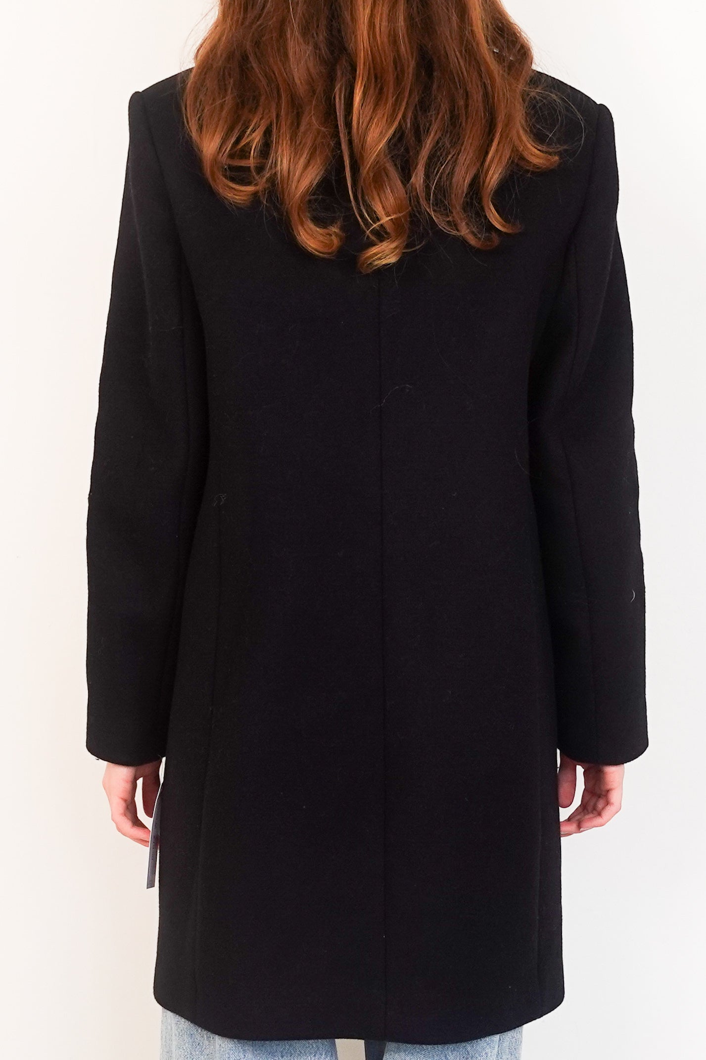 Black wool coat RRP £400