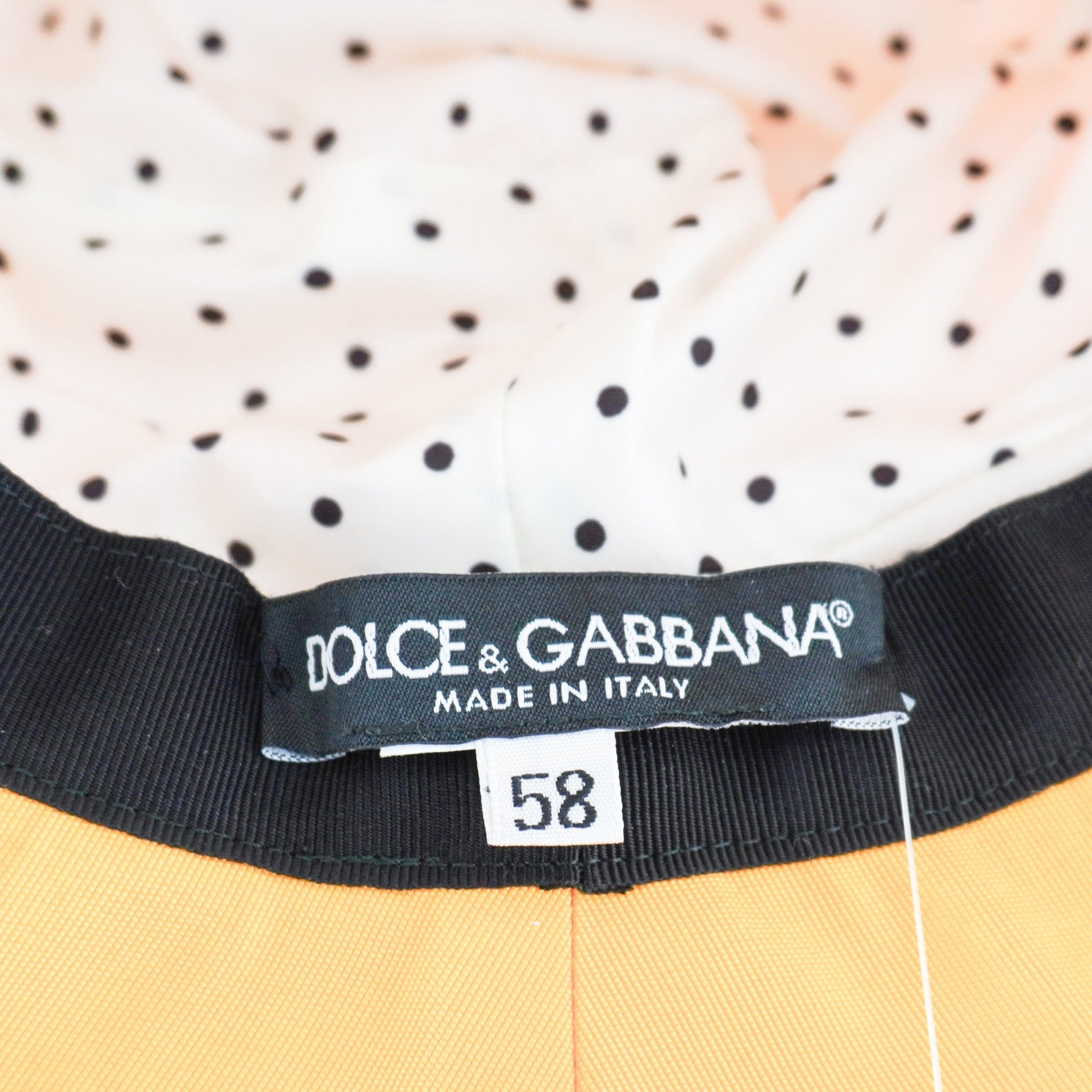 Dolce & Gabbana Hat in Yellow RRP £400 | Authentic Preloved FINAL SALE - Reloved Again