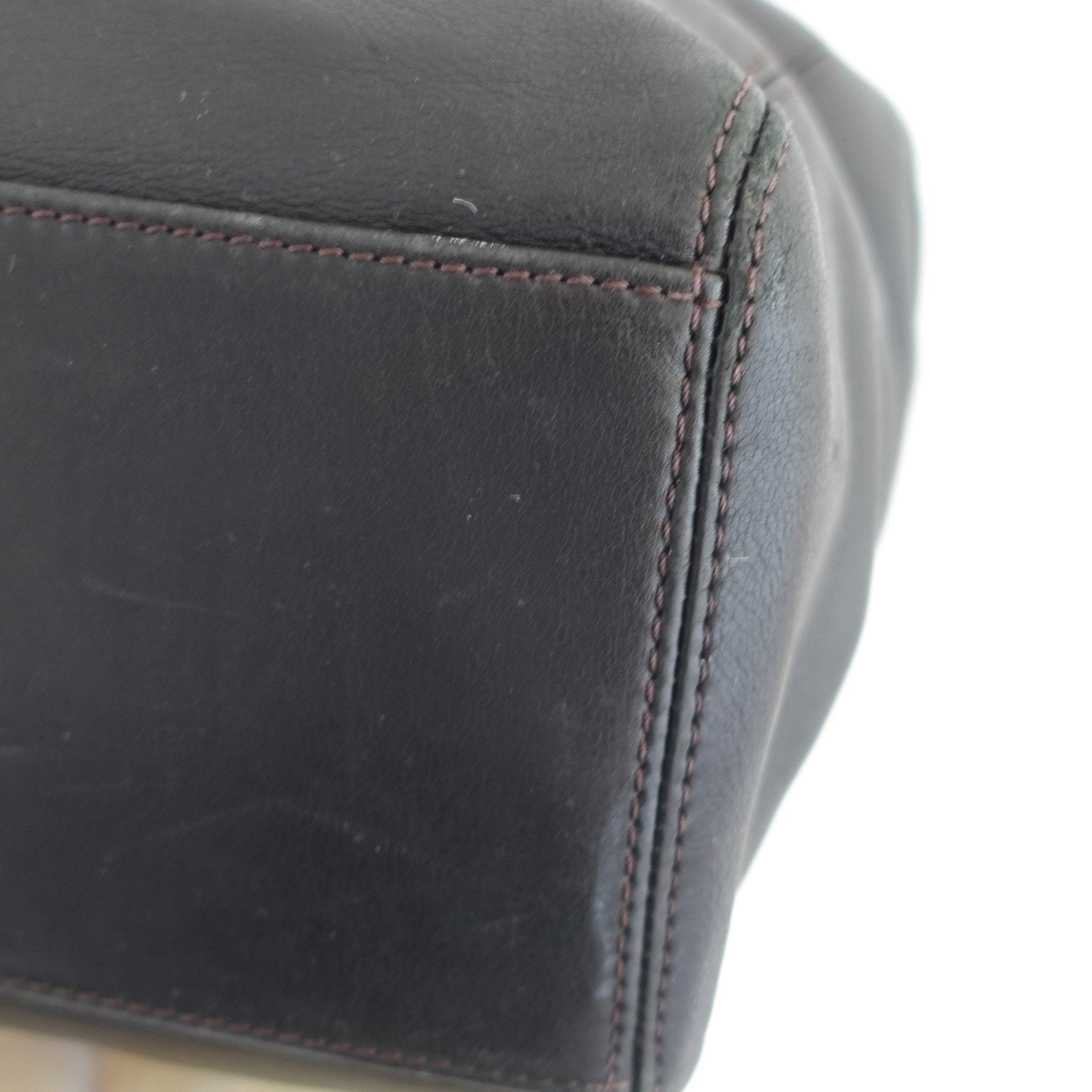 Chanel Black Leather Slouch Tote bag | Authentic Preloved - Reloved Again