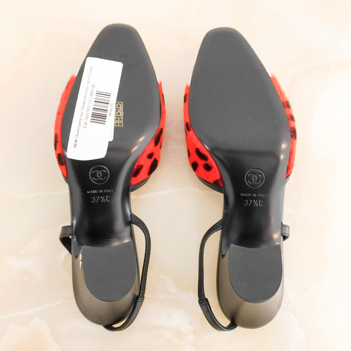 NEW Chanel Pony Hair Slingback Pumps (RRP £1090) | Authentic Preloved