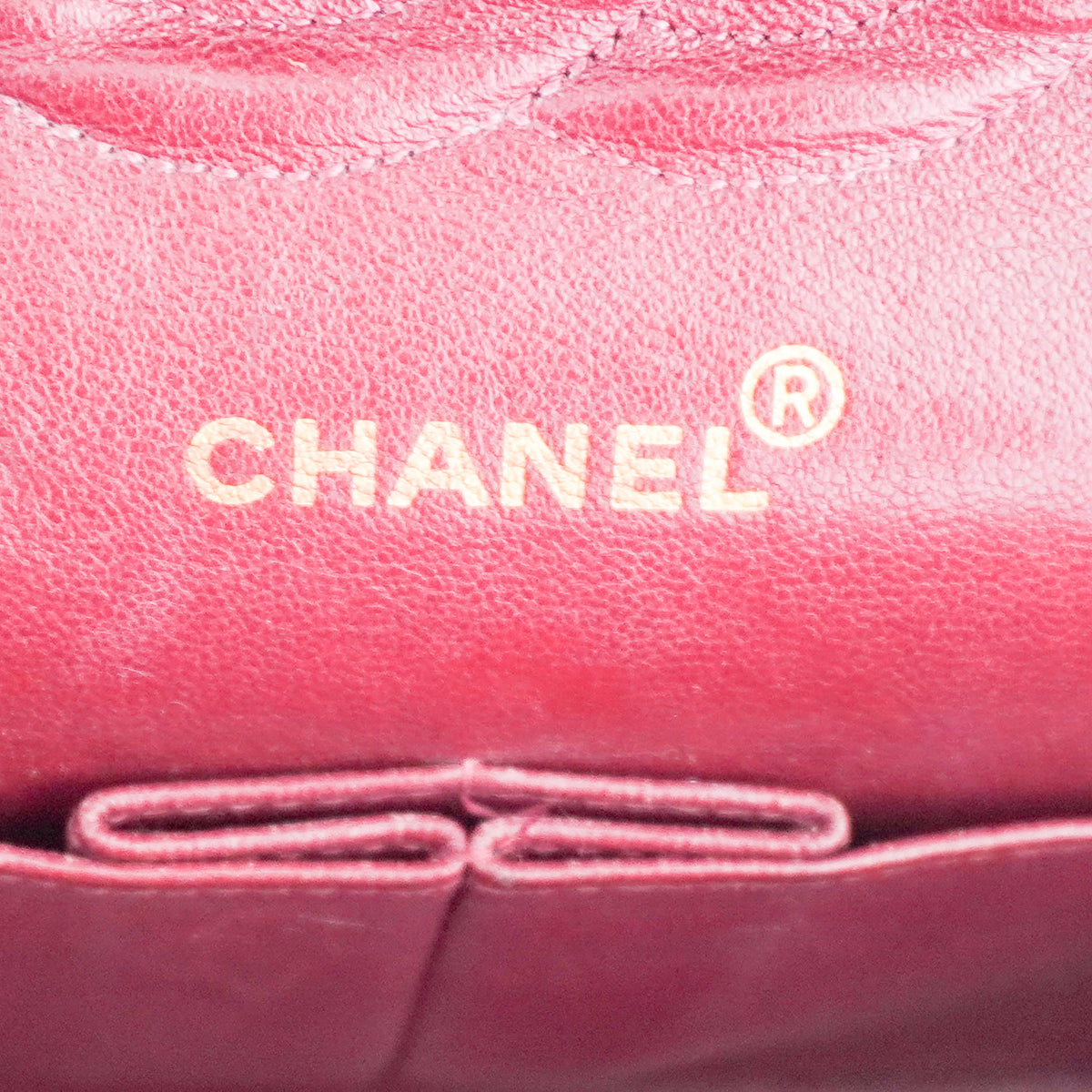 Chanel Vintage Medium Classic Chevron Double Flap Bag in Navy | Authentic Preloved