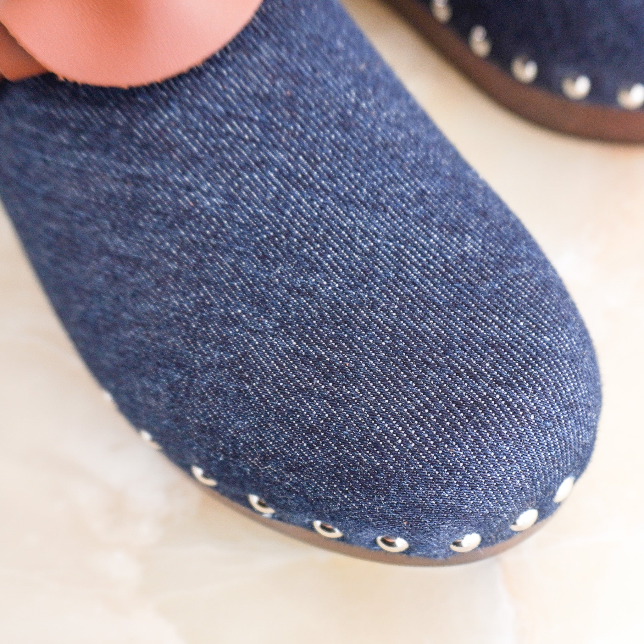 Hermès Carlotta Denim Mules (RRP £1200) | Authentic Preloved