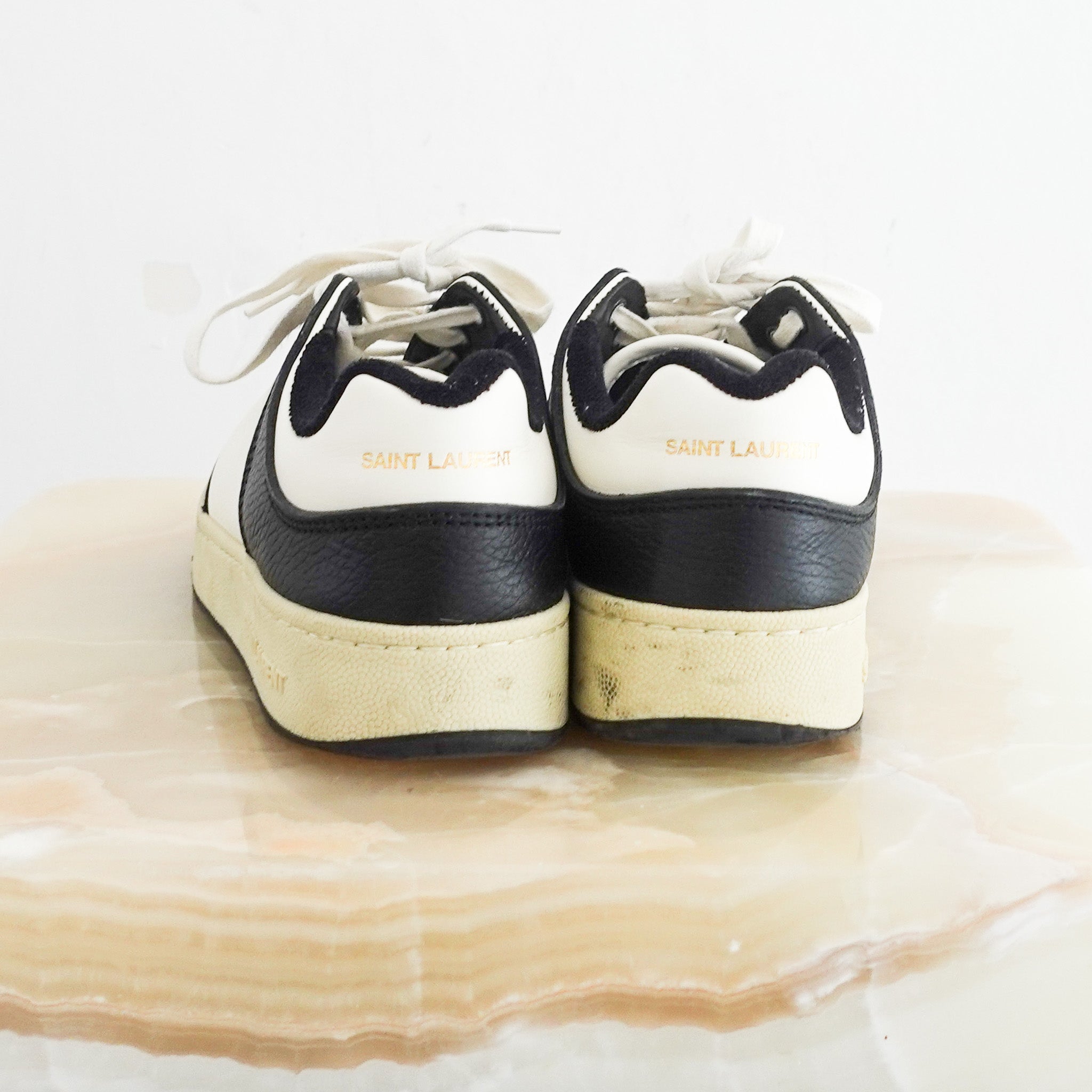 Saint Laurent SL/61 Monochrome Trainers RRP £650 | Authentic Preloved