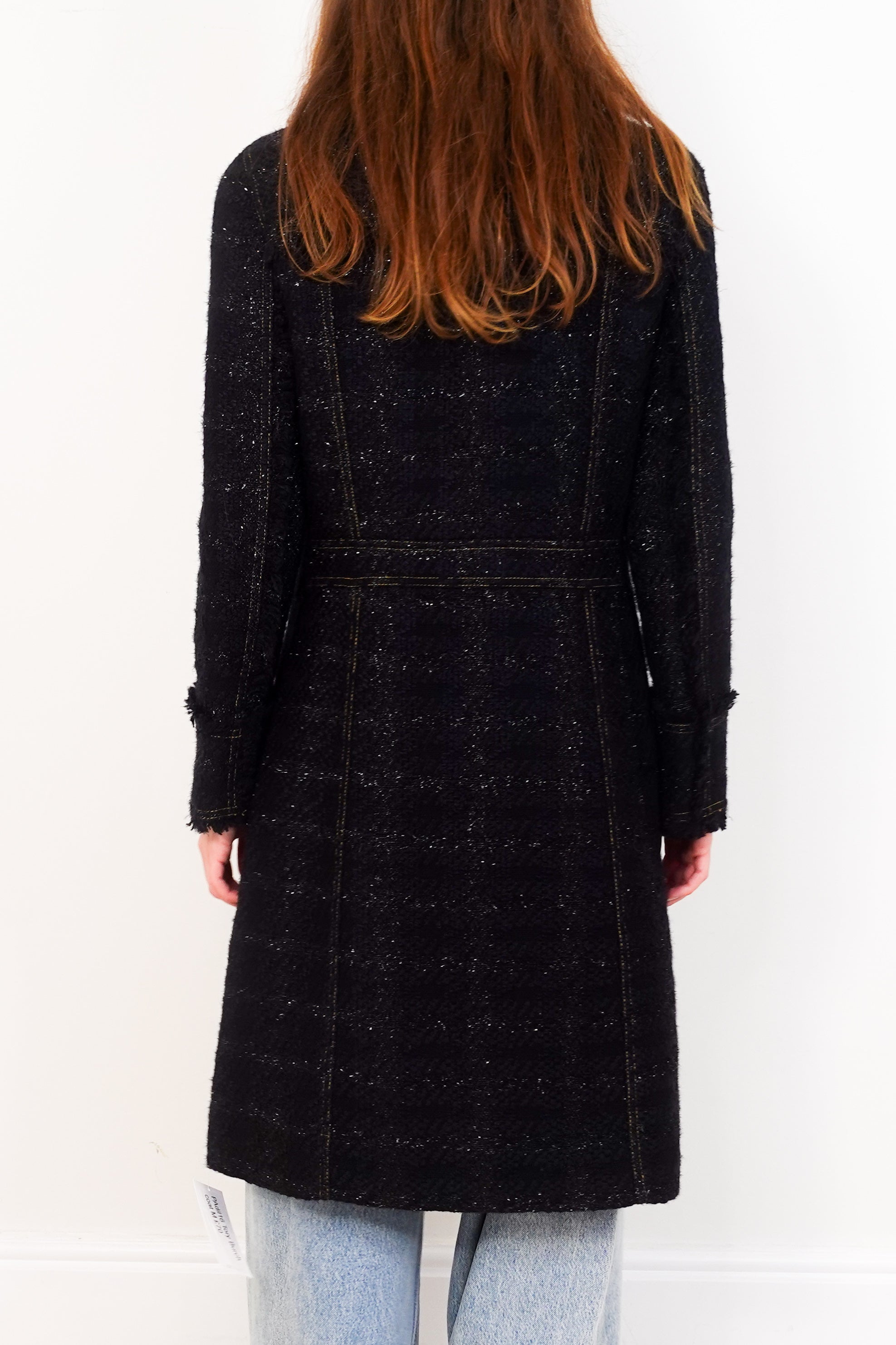 Boucle long coat RRP £325