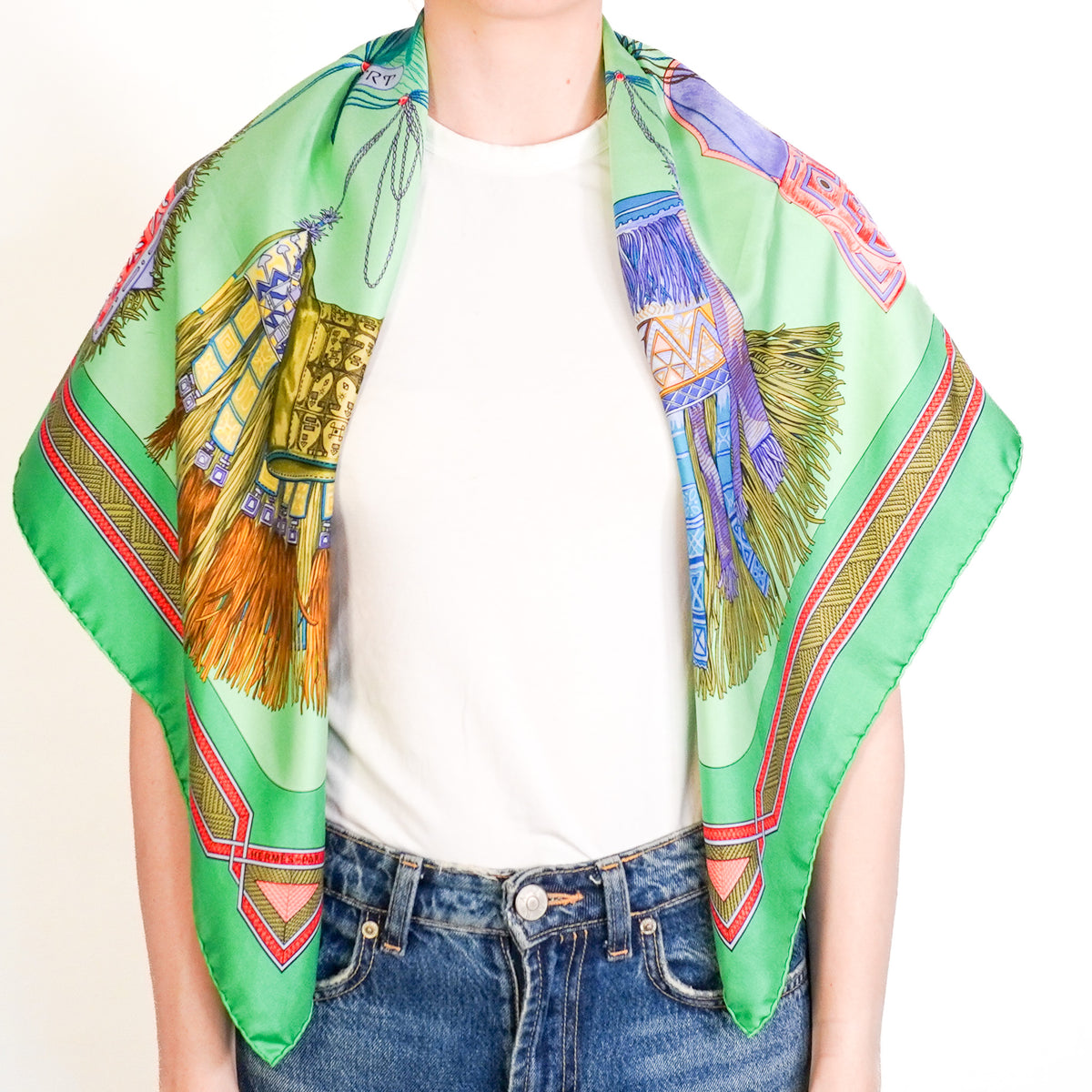 Hermes Cuirs du Desert Carré 90 Twill Scarf (RRP £520) | FINAL SALE Authentic Preloved