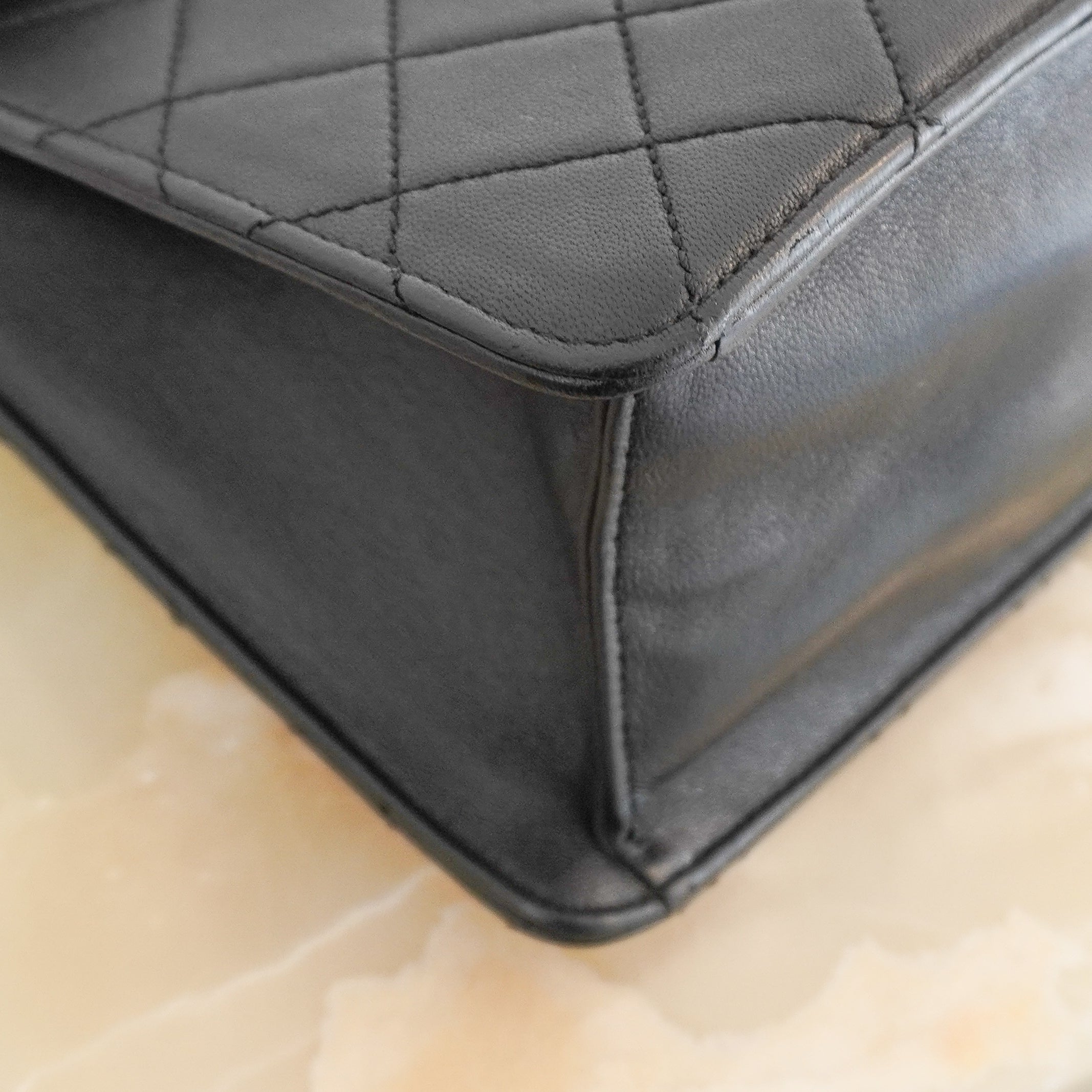 Chanel Black Lambskin Beauty Lock Shopping Tote Bag (RRP £4100) | Authentic Preloved