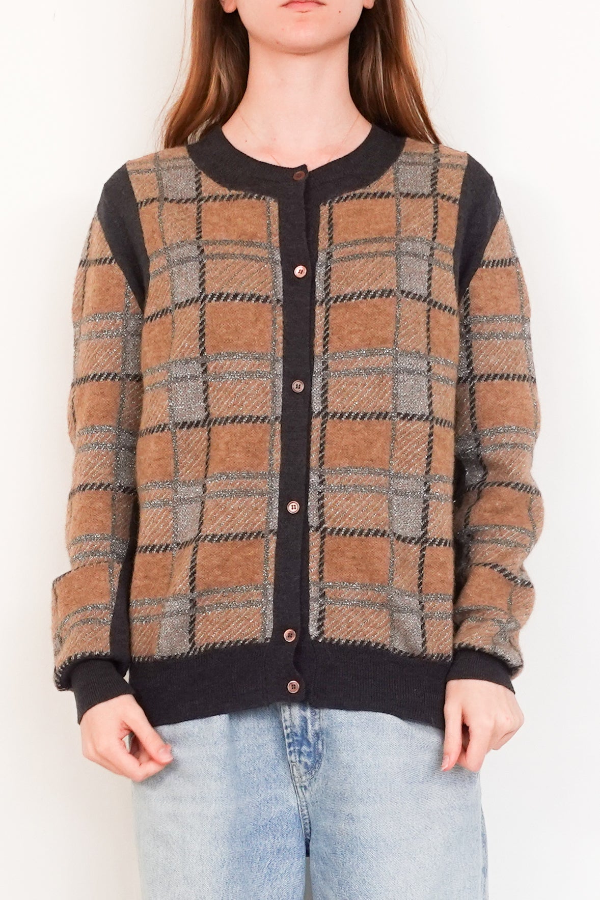 Brown cardigan RRP £250