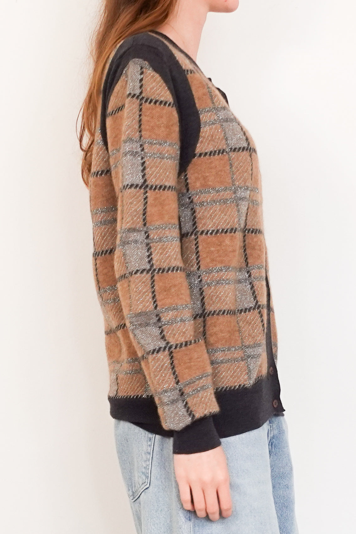 Brown cardigan RRP £250