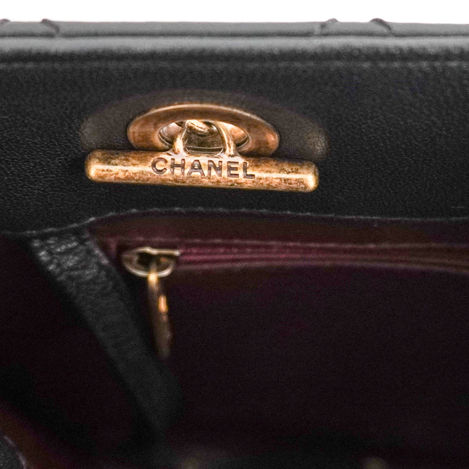 Chanel Black Lambskin Beauty Lock Shopping Tote Bag (RRP £4100) | Authentic Preloved