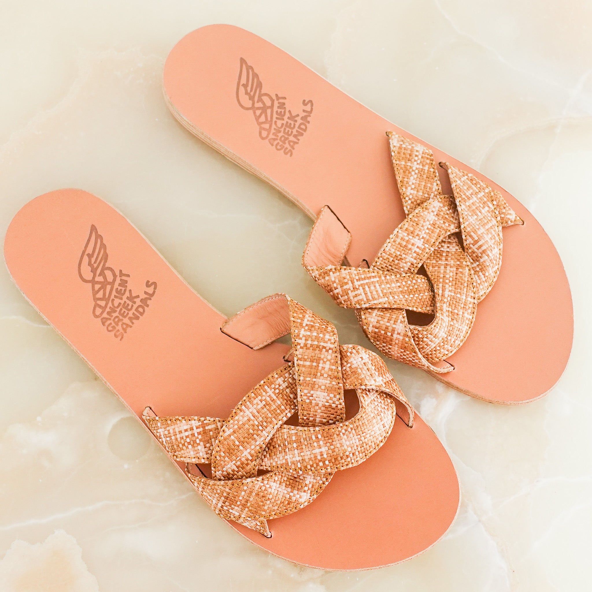 Flat slip on sandals RRP £170