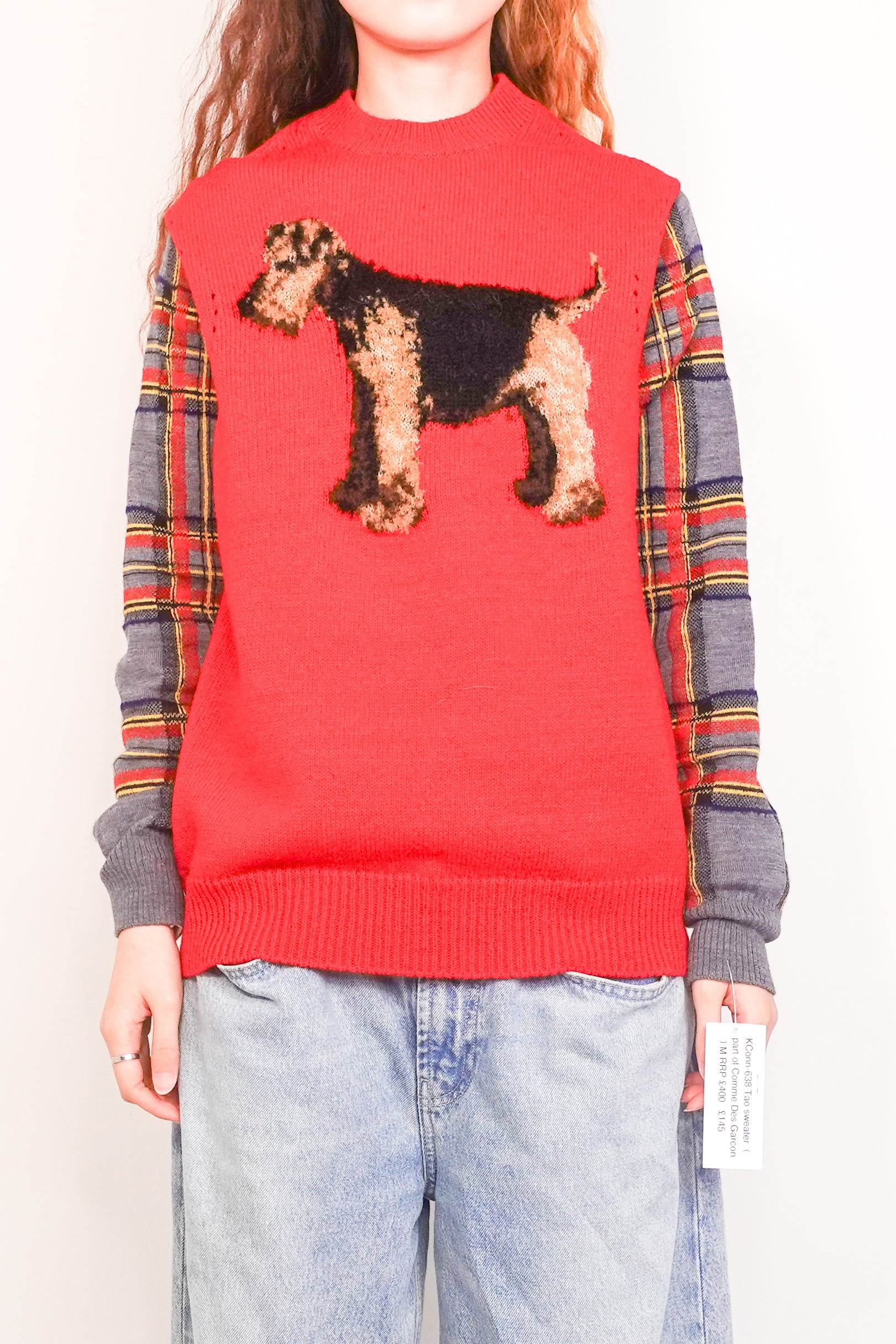 Printed wool jumper RRP £400