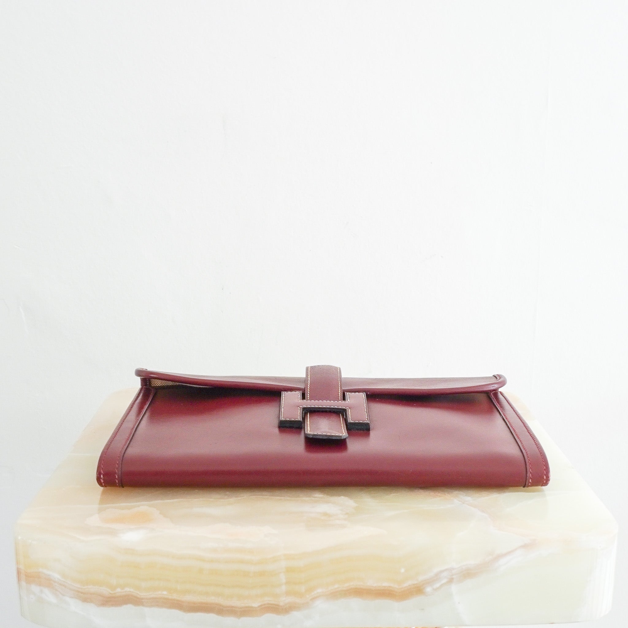 Hermes Jige 29 Clutch in Rouge H | Authentic Preloved - Reloved Again
