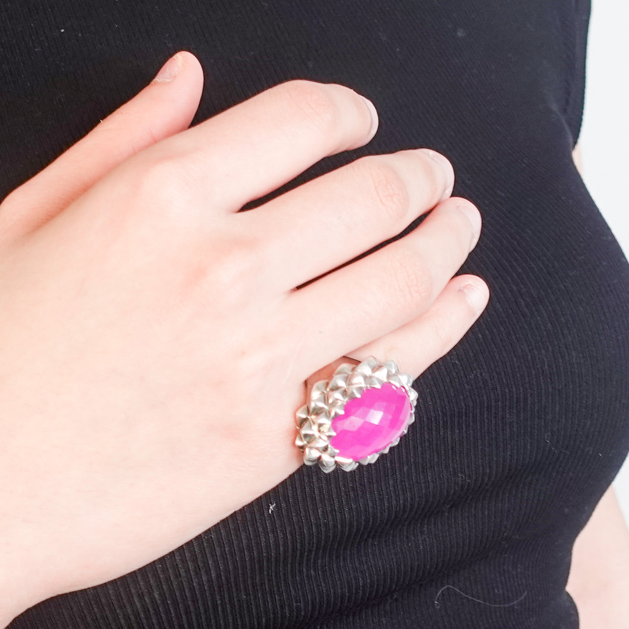 NEW Pink Quartz Ring
