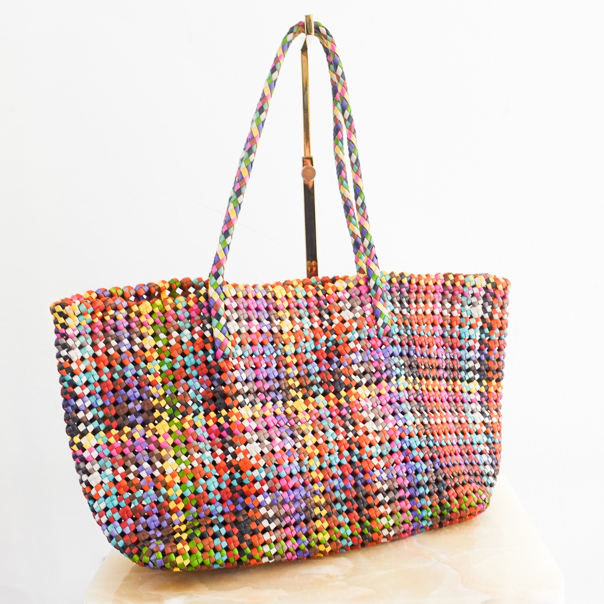 NEW Multicoloured basket bag RRP £450