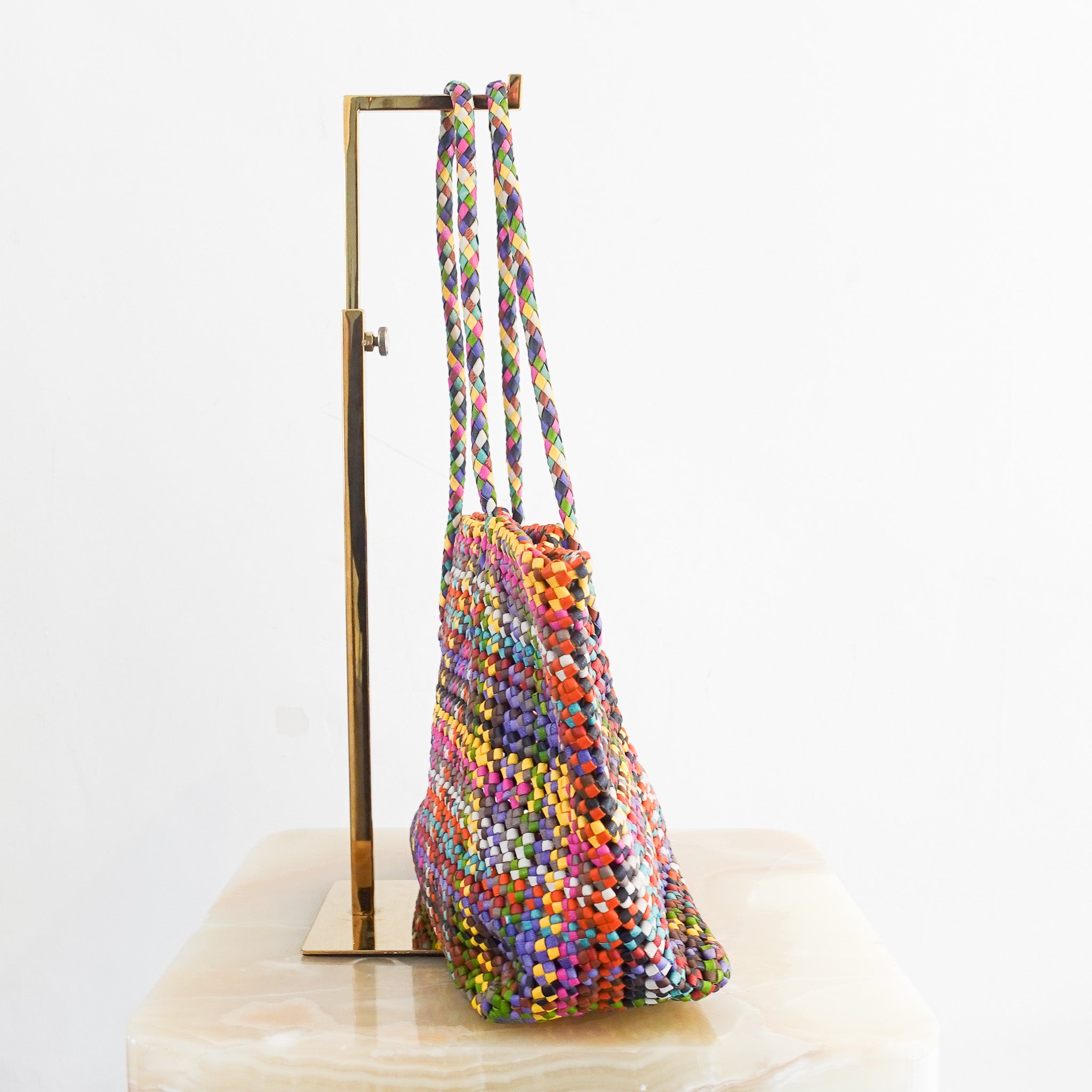 NEW Multicoloured basket bag RRP £450