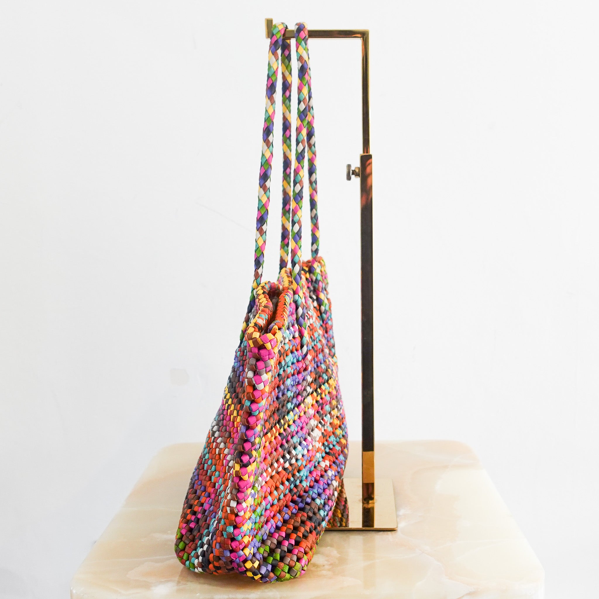 NEW Multicoloured basket bag RRP £450