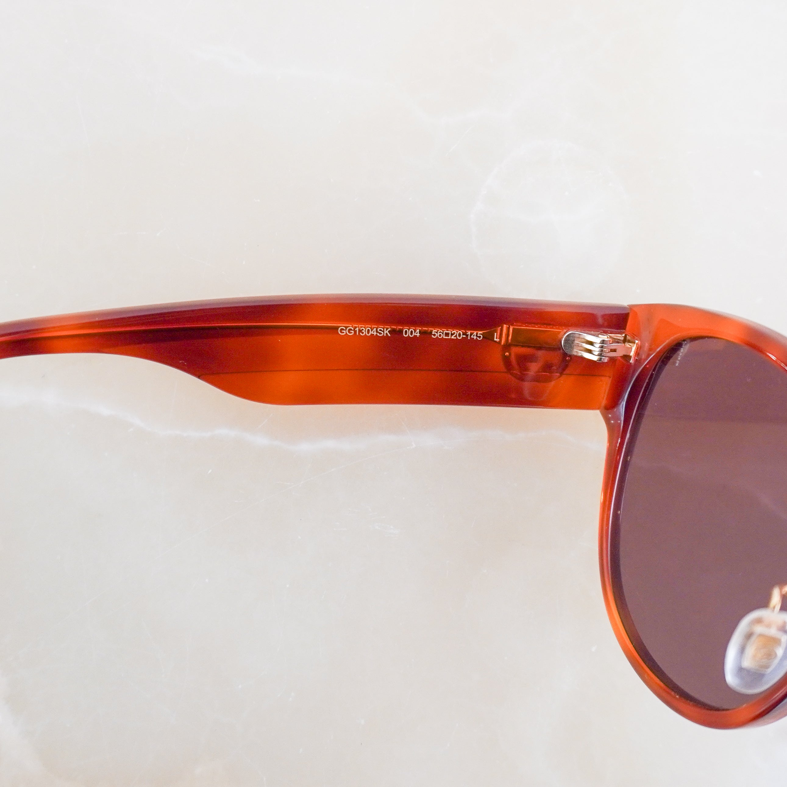 Gucci Web Brown Havana Sunglasses - GG1304SK 004 (RRP £400) | Authentic Preloved FINAL SALE