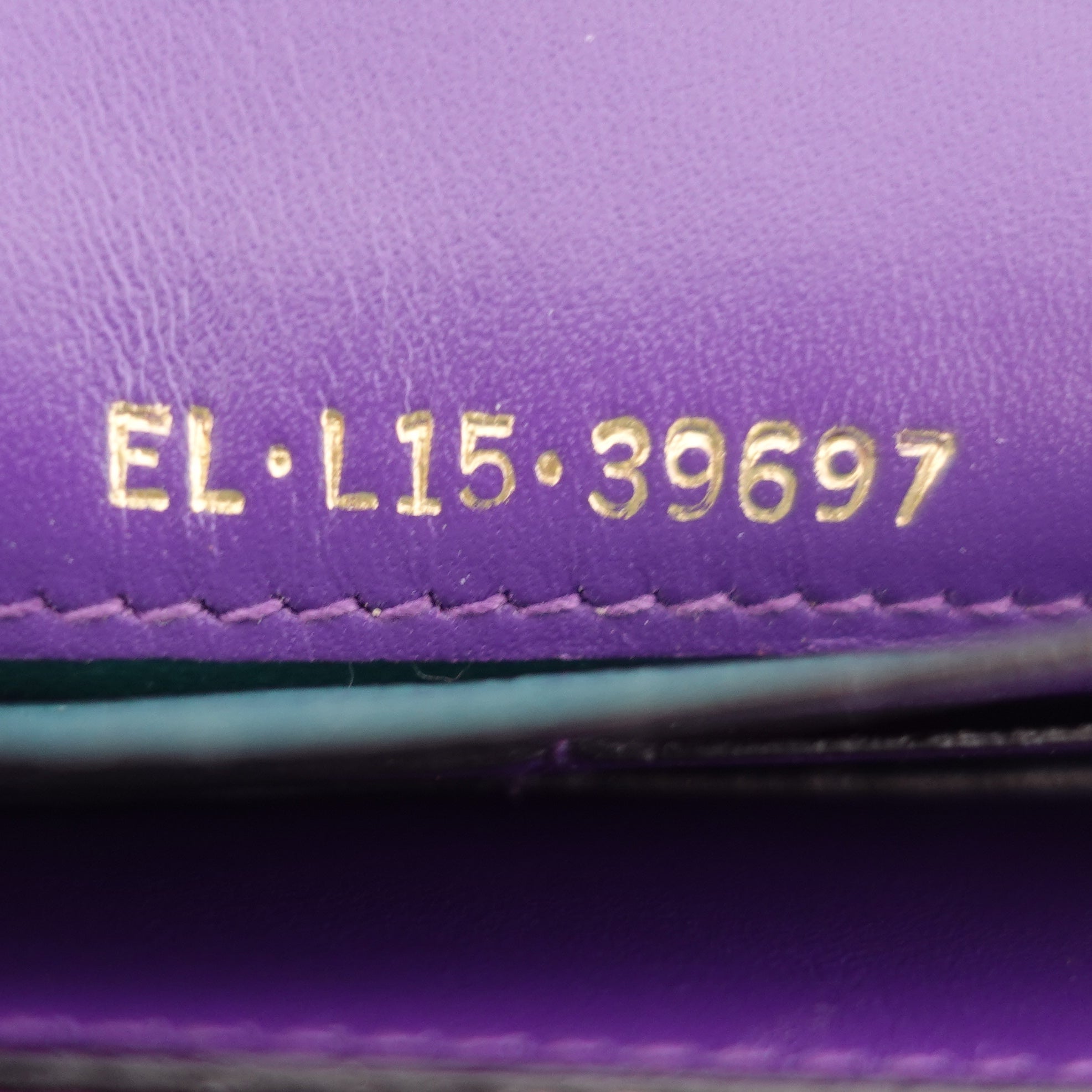 Purple Serpenti forever wallet RRP £650