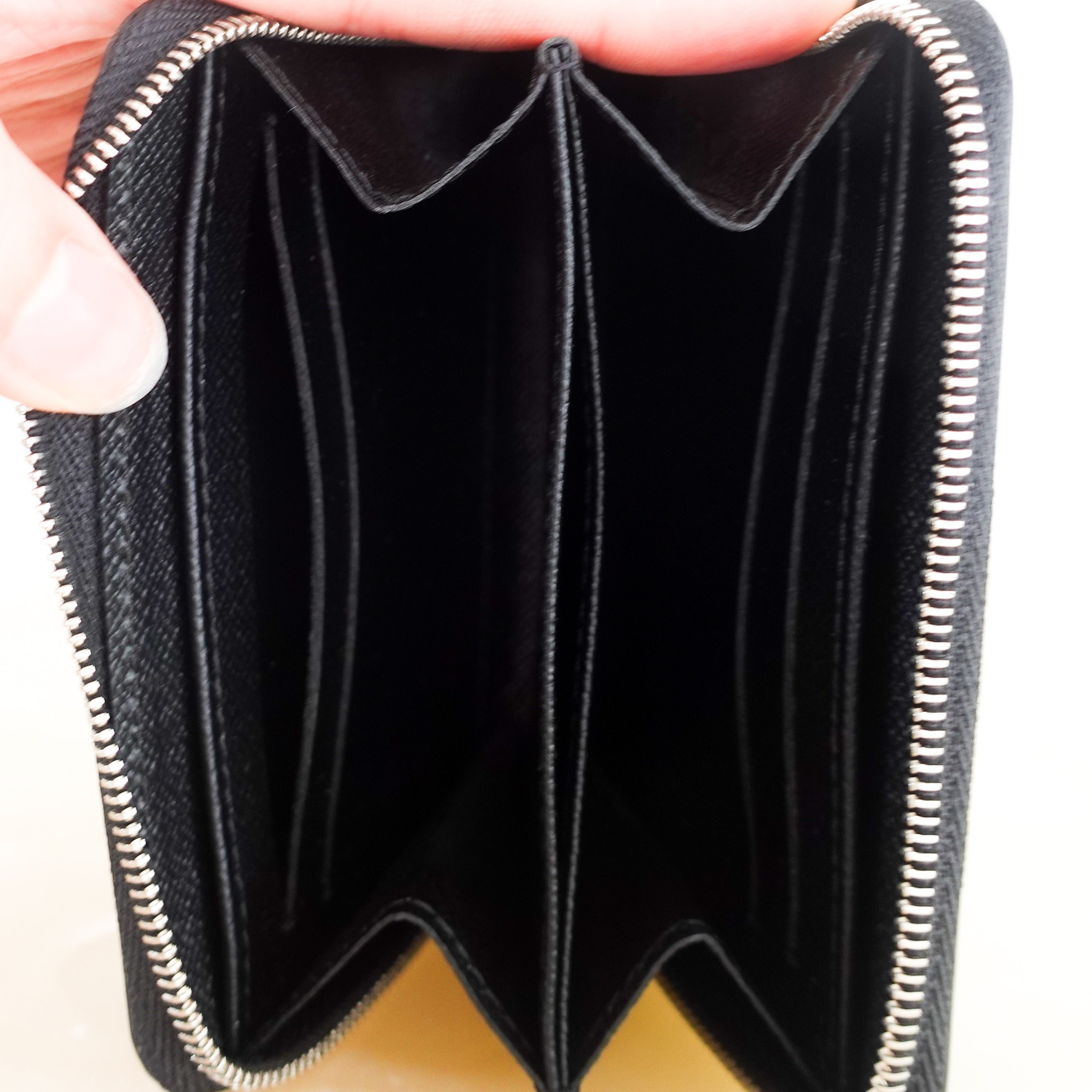 Zippy black epi leather coin purse RRP £390