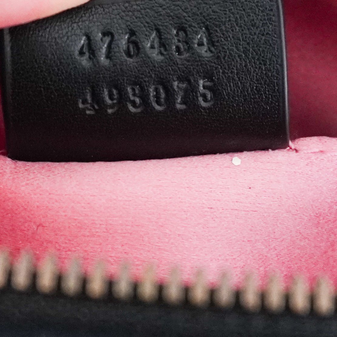 Gucci Marmont Black Velvet Belt Bag RRP £715 | Authentic Preloved - Reloved Again