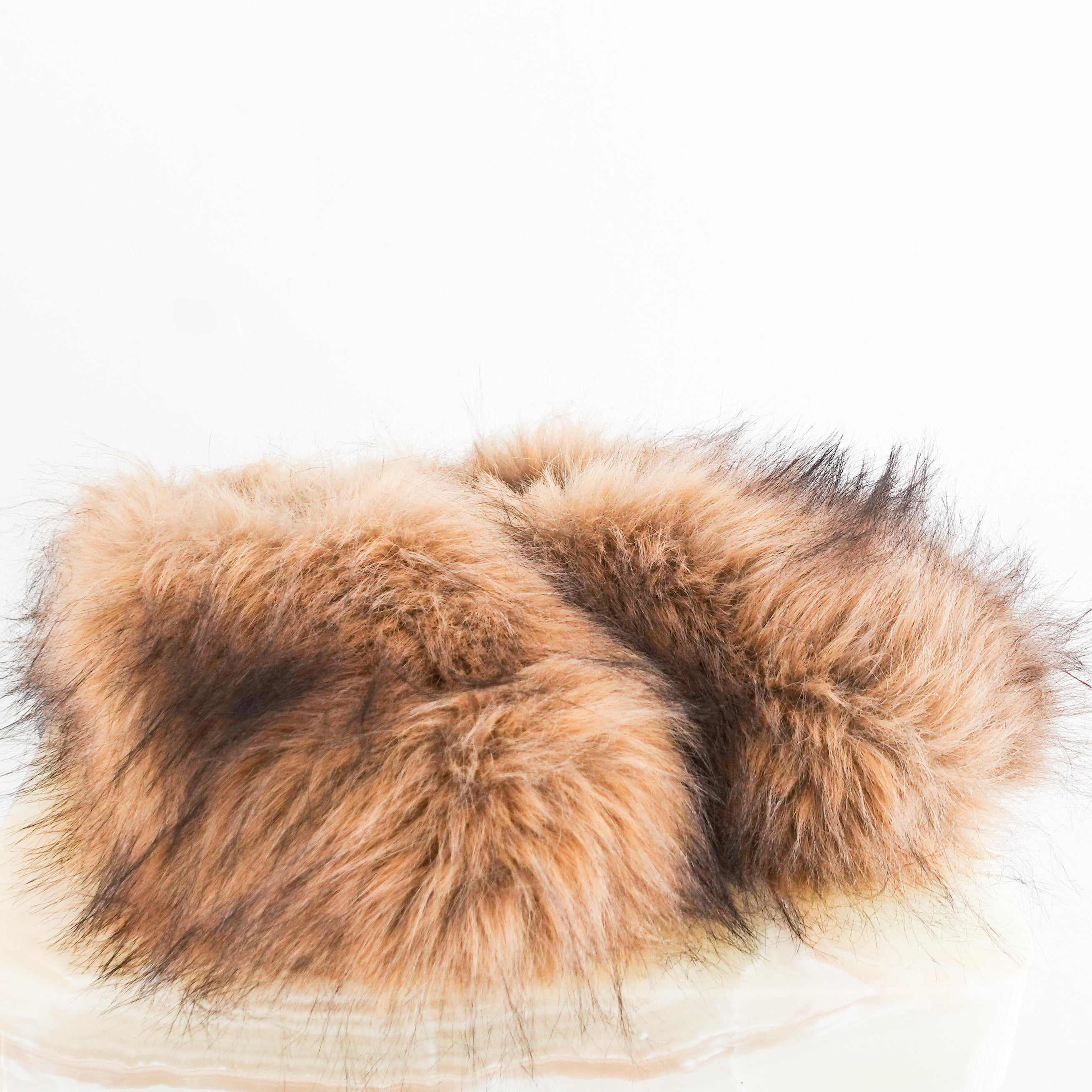 Faux fur flats RRP £450