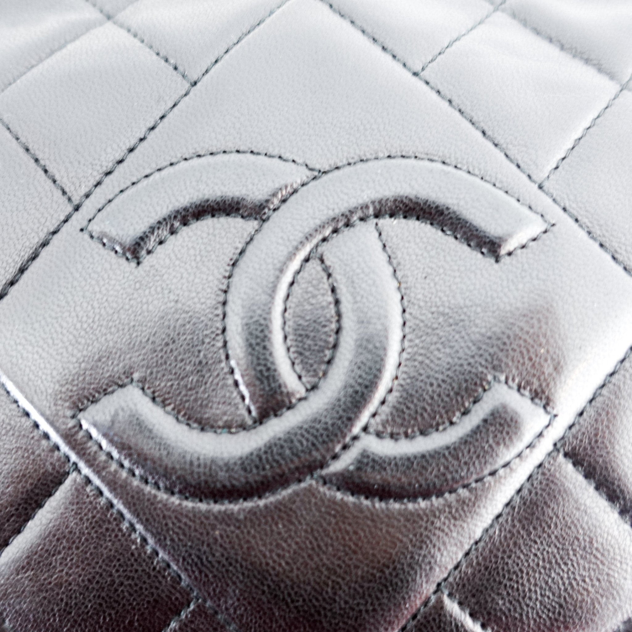 Chanel Karl Lagerfeld era Black Lambskin Camera Bag RRP £5,000 | Authentic Preloved - Reloved Again