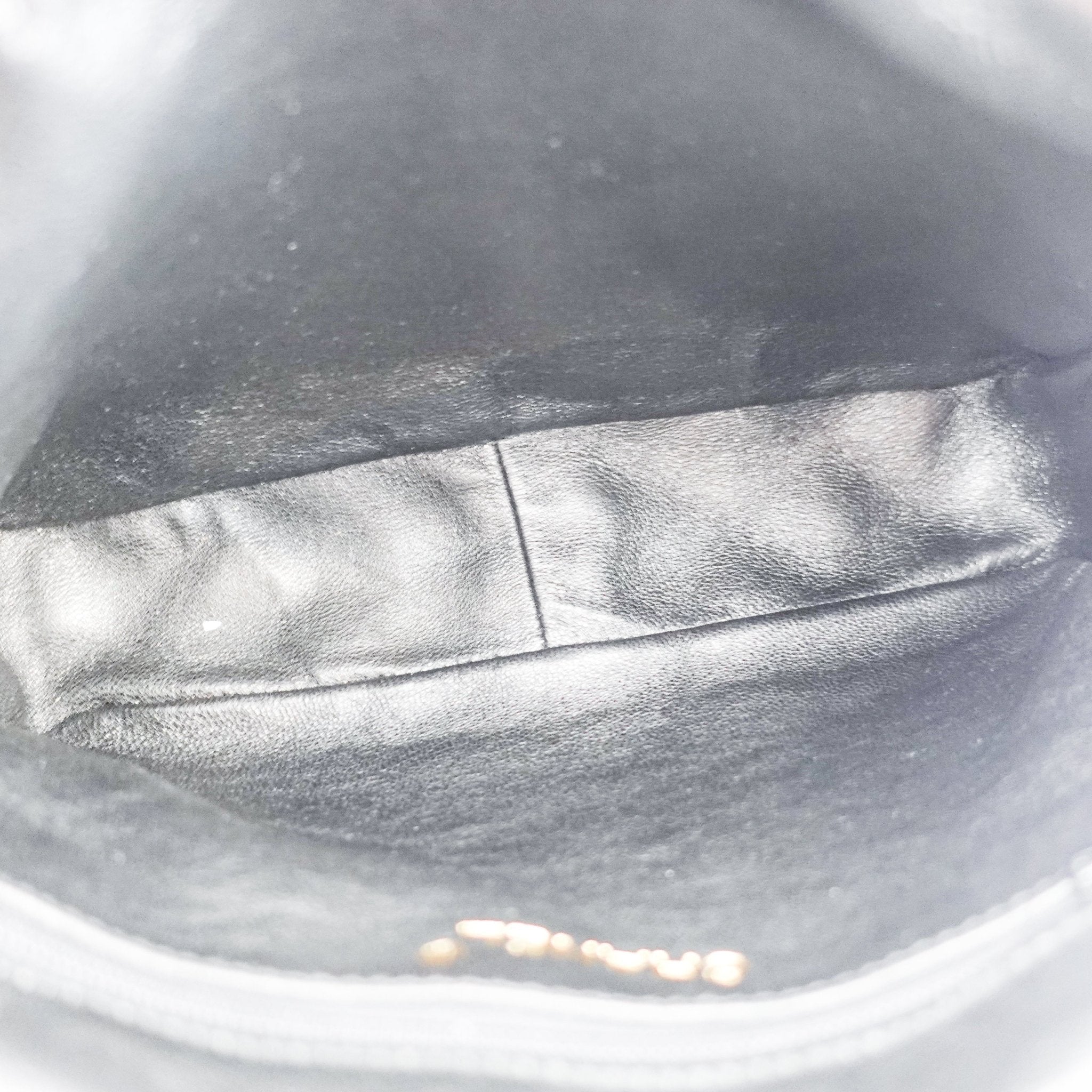 Chanel Karl Lagerfeld era Black Lambskin Camera Bag RRP £5,000 | Authentic Preloved - Reloved Again