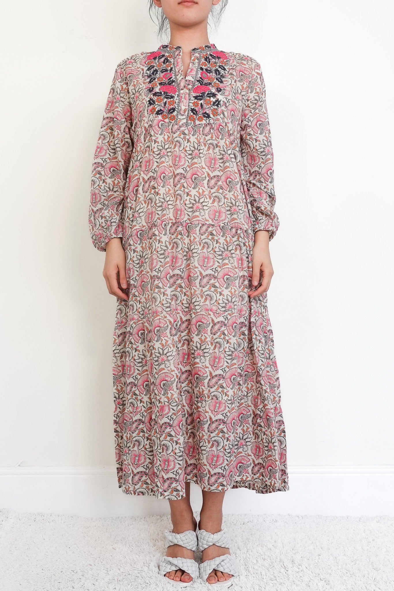 Pink maxi dress RRP £170