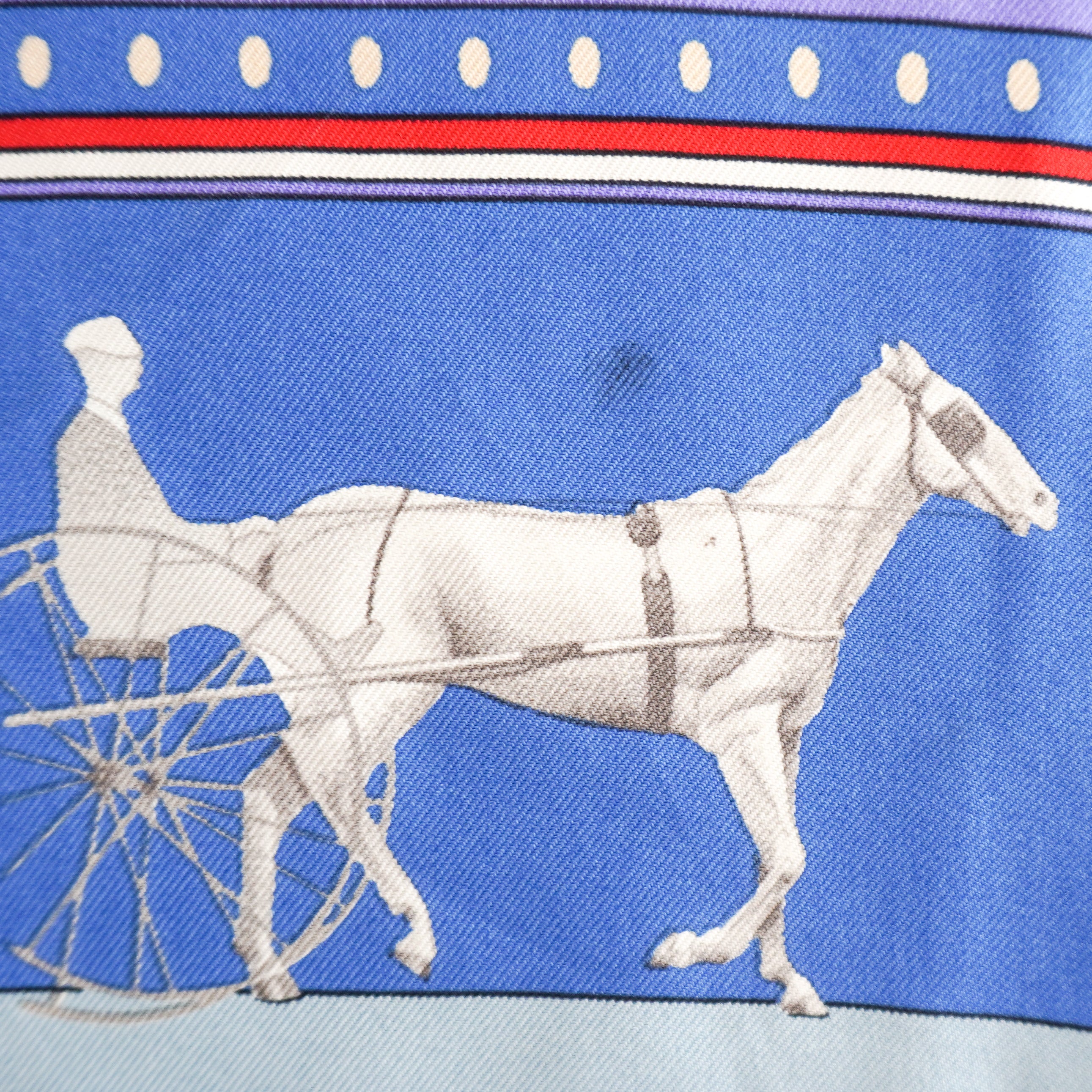 Hermès Blue Séquences Carré 90 Twill Scarf (RRP £415) | Authentic Preloved FINAL SALE (Copy)