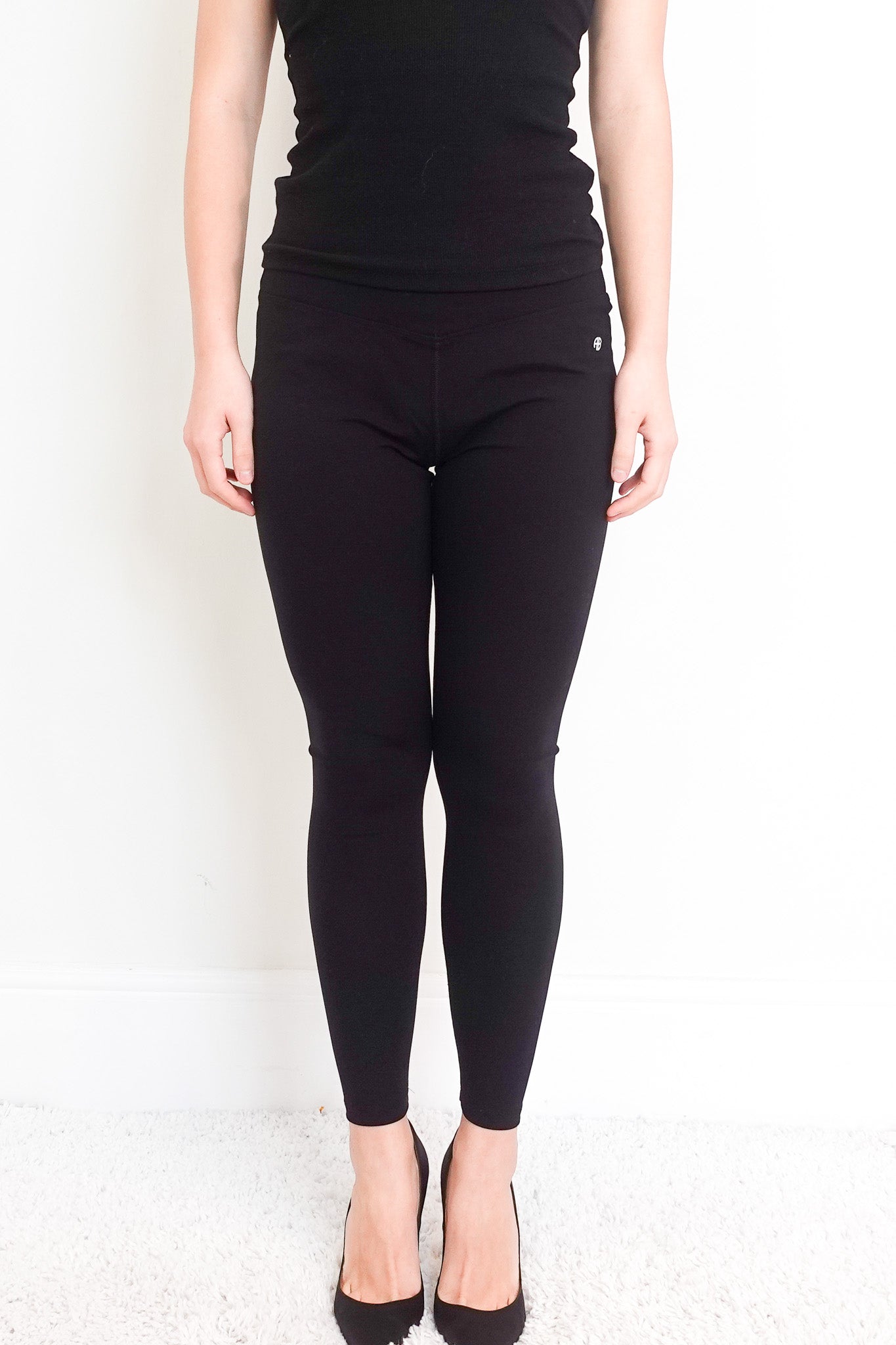 Black gym leggings RRP £110